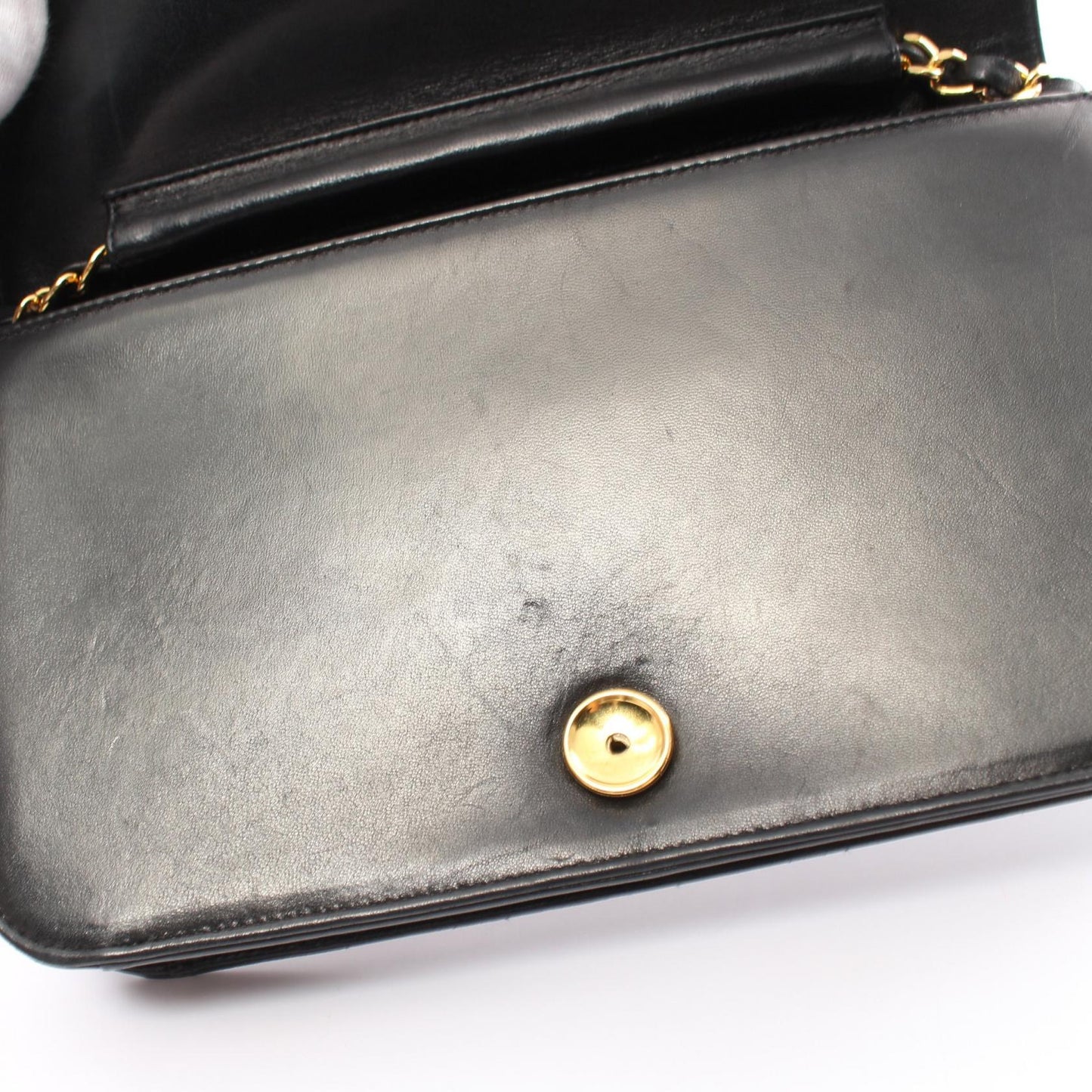 Chanel Matelasse Lambskin Shoulder Bag Black