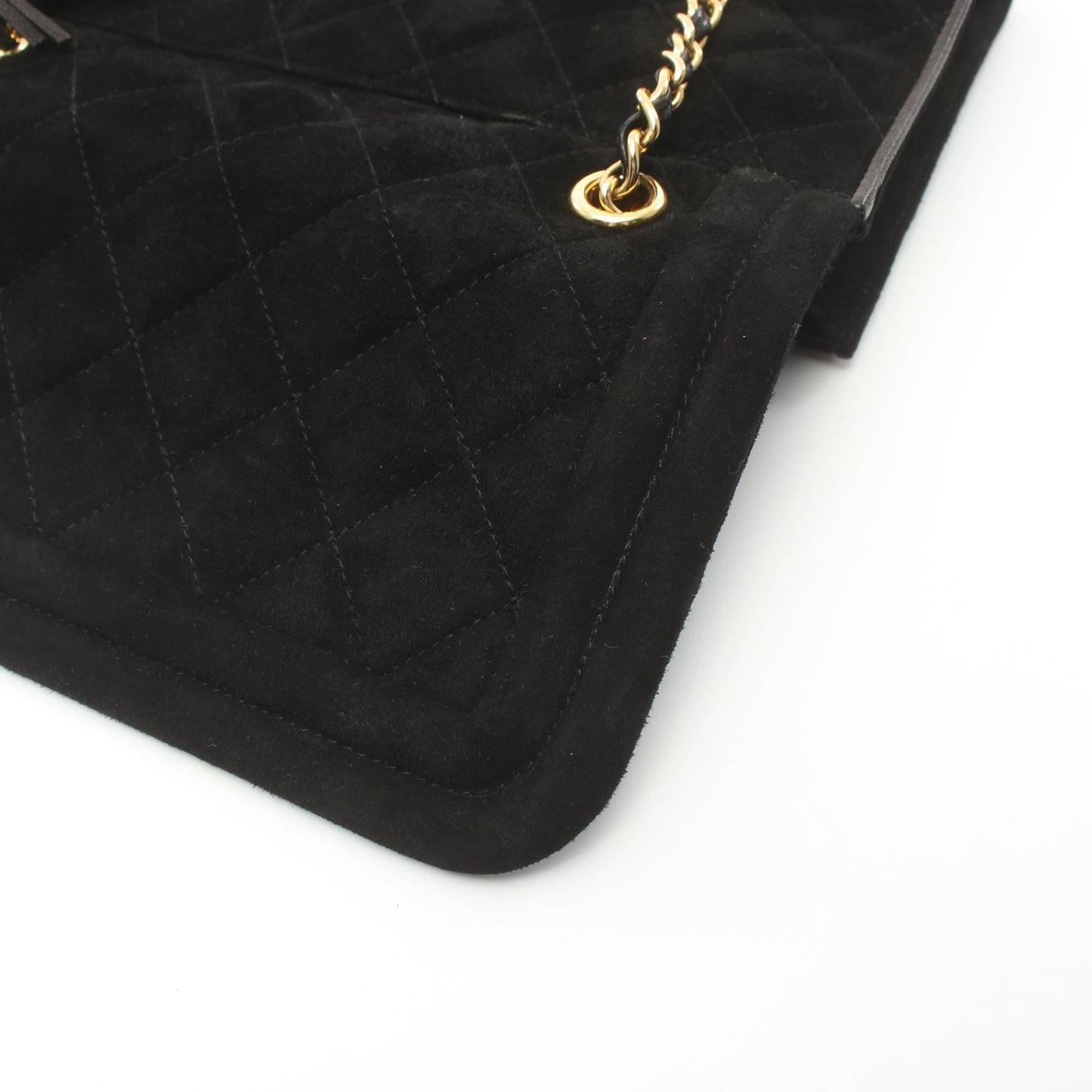 Chanel Suede CC Fringe Flap Bag Suede Shoulder Bag in New Condition