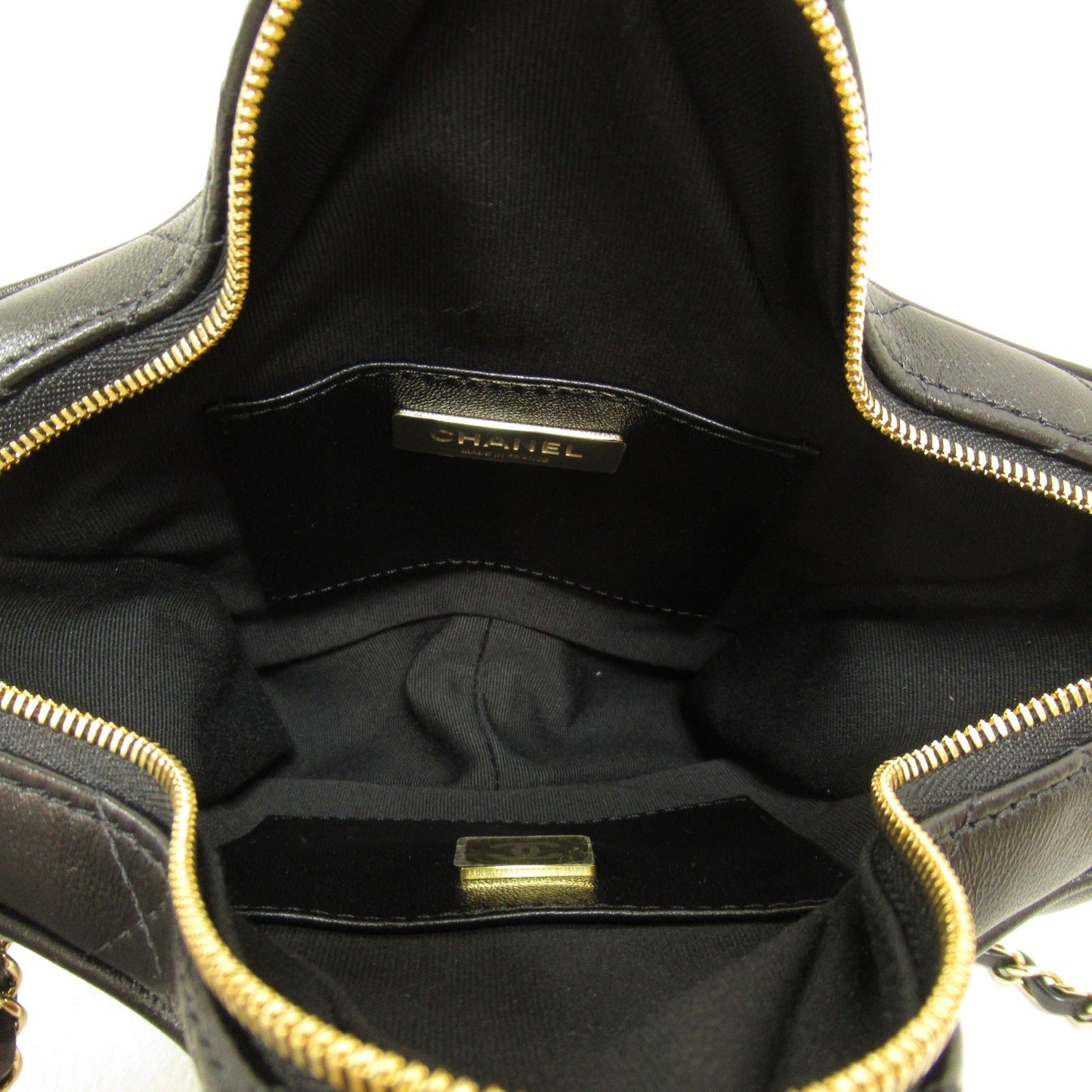 Chanel Star Chain Shoulder Bag Lambskin Black