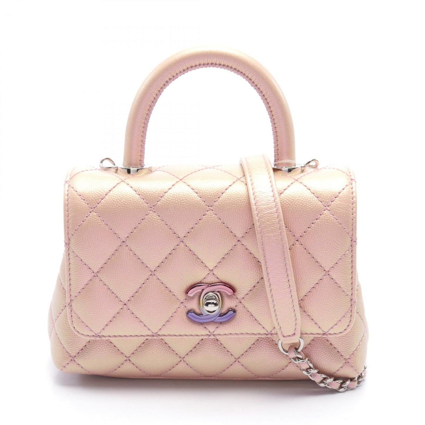 Chanel Coco Handle XXS Caviar Skin Handbag
