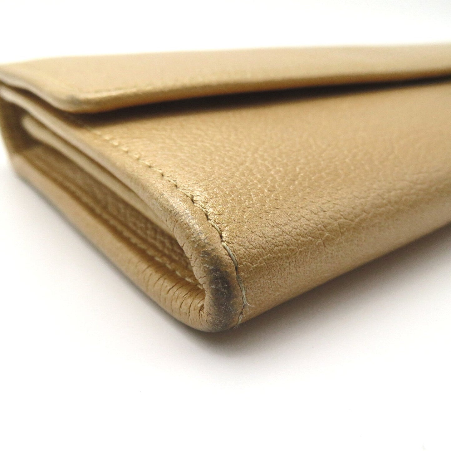 Chanel Camellia Flap Long Wallet Leather Long Wallet in New Condition