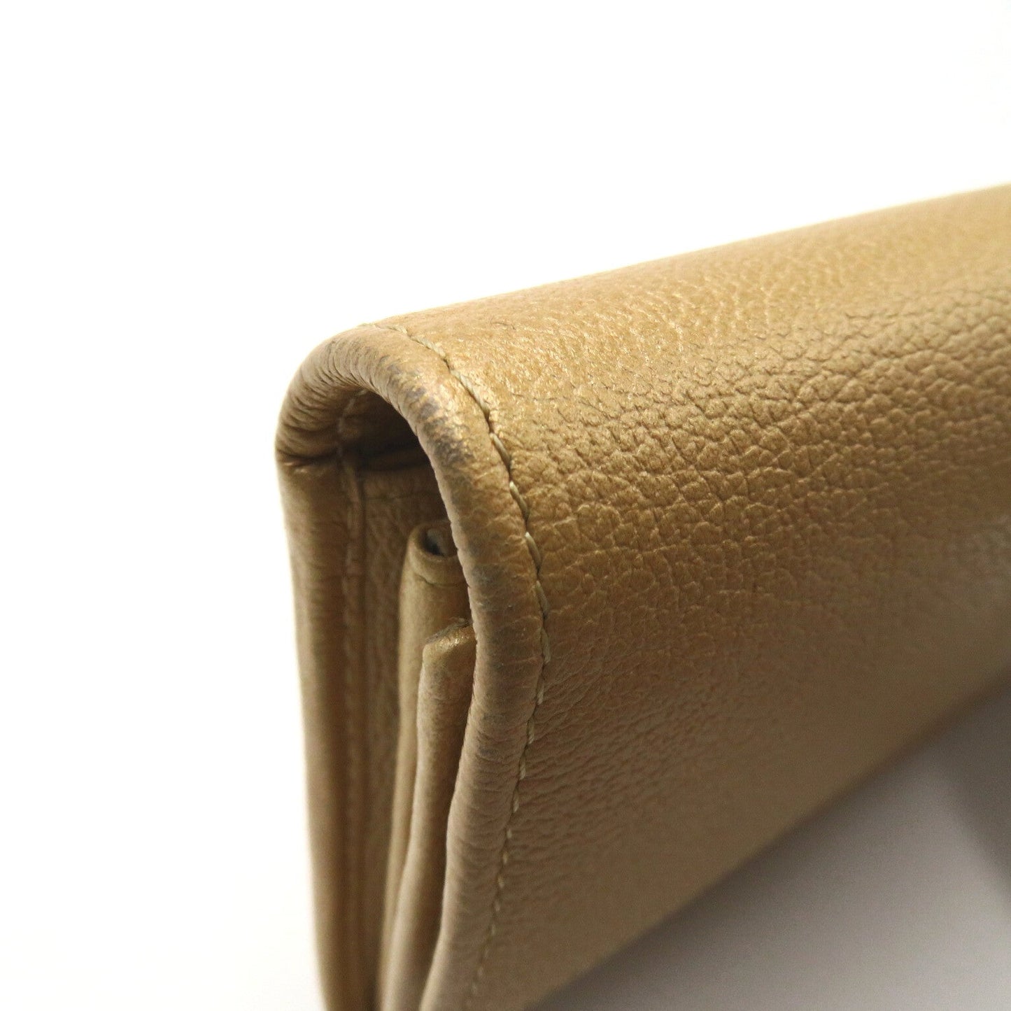 Chanel Camellia Flap Long Wallet Leather Long Wallet in New Condition