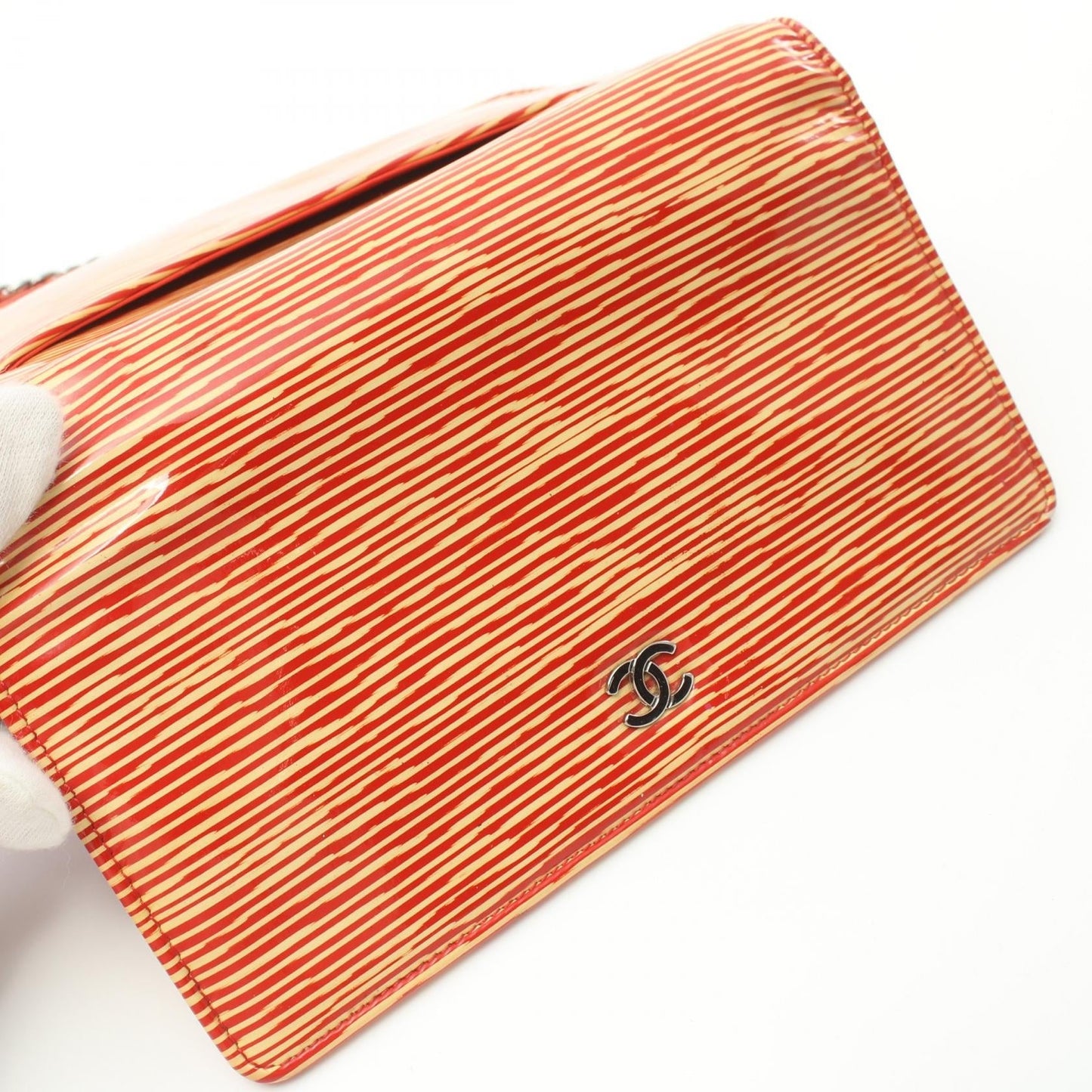 Chanel Patent Leather Coco Mark Shoulder Bag