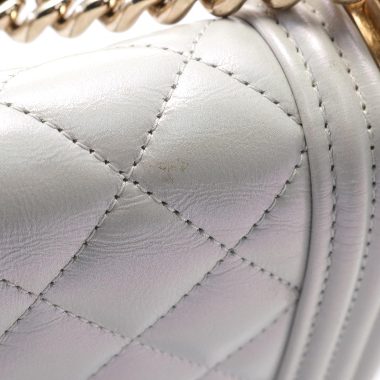 Chanel Boy Matelasse Leather Shoulder Bag