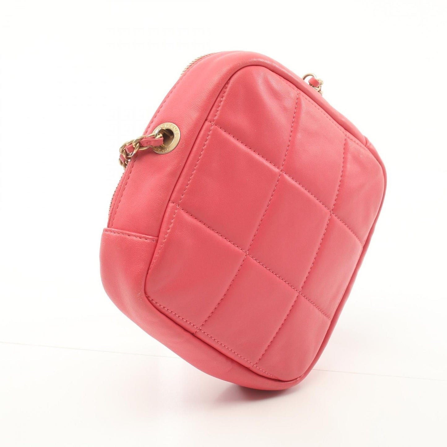 Chanel Matelasse Lambskin Shoulder Bag Pink