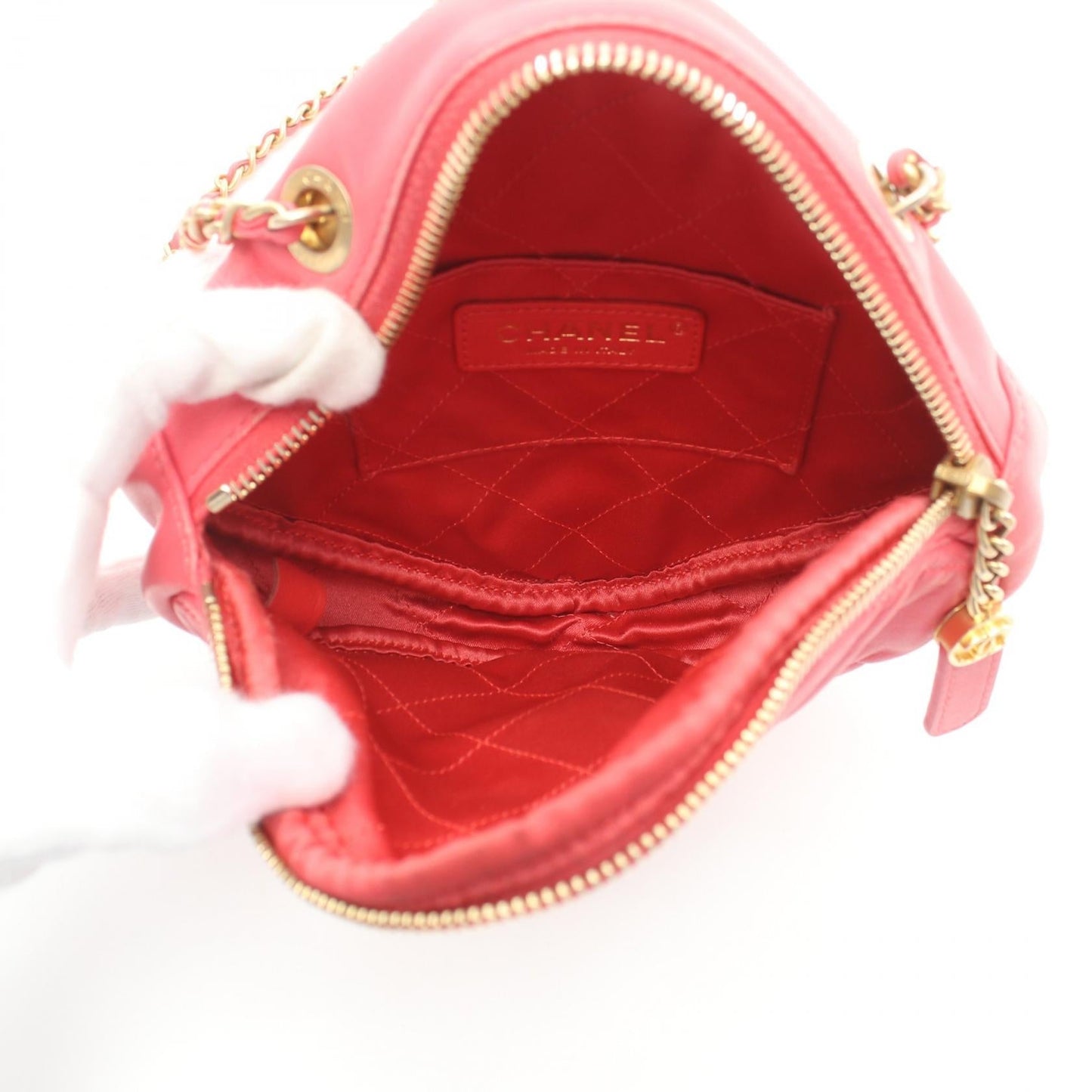 Chanel Matelasse Lambskin Shoulder Bag Pink