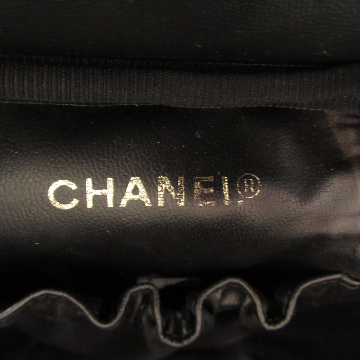 Chanel Caviar Skin Vanity Handbag Black