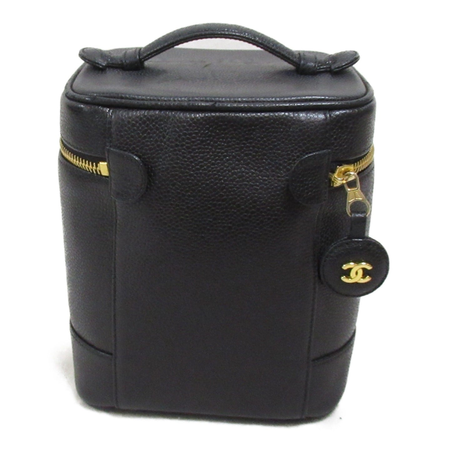Chanel Caviar Skin Vanity Handbag Black