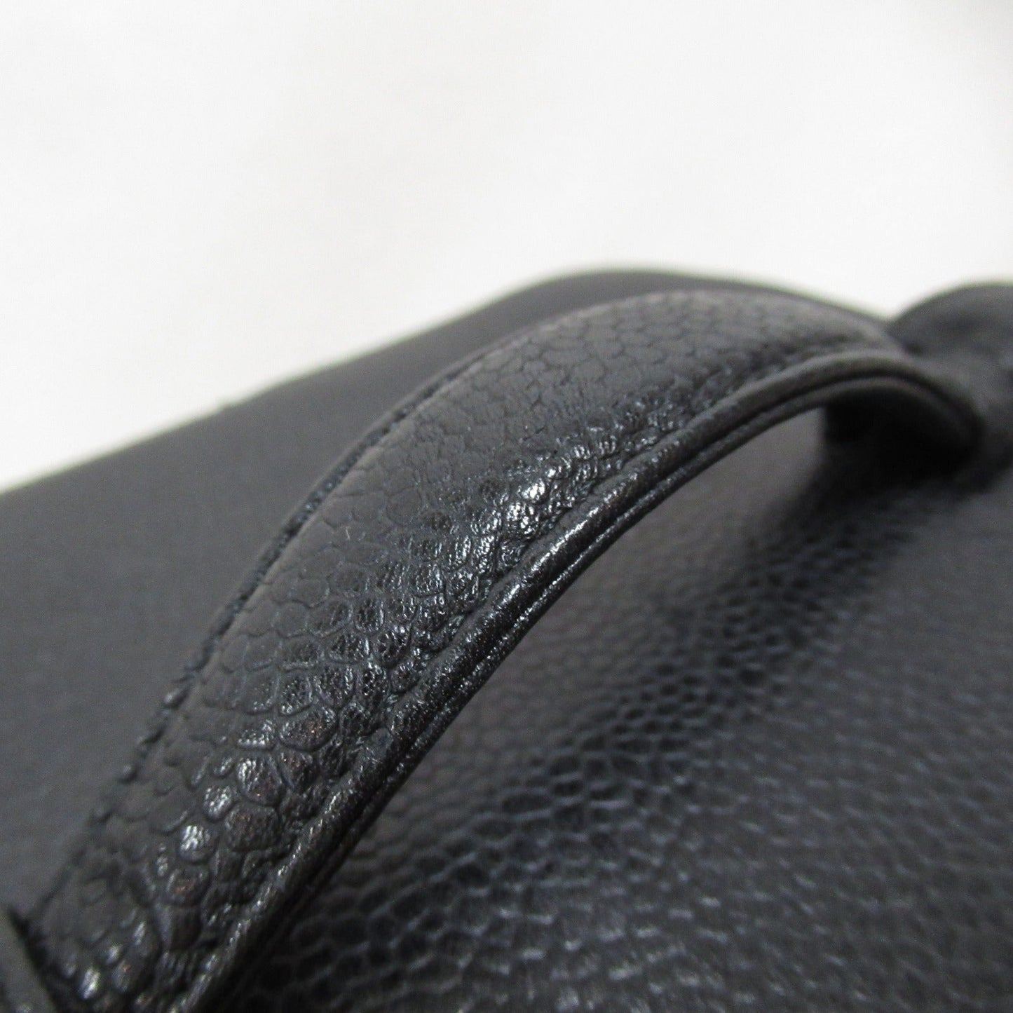 Chanel Caviar Skin Vanity Handbag Black
