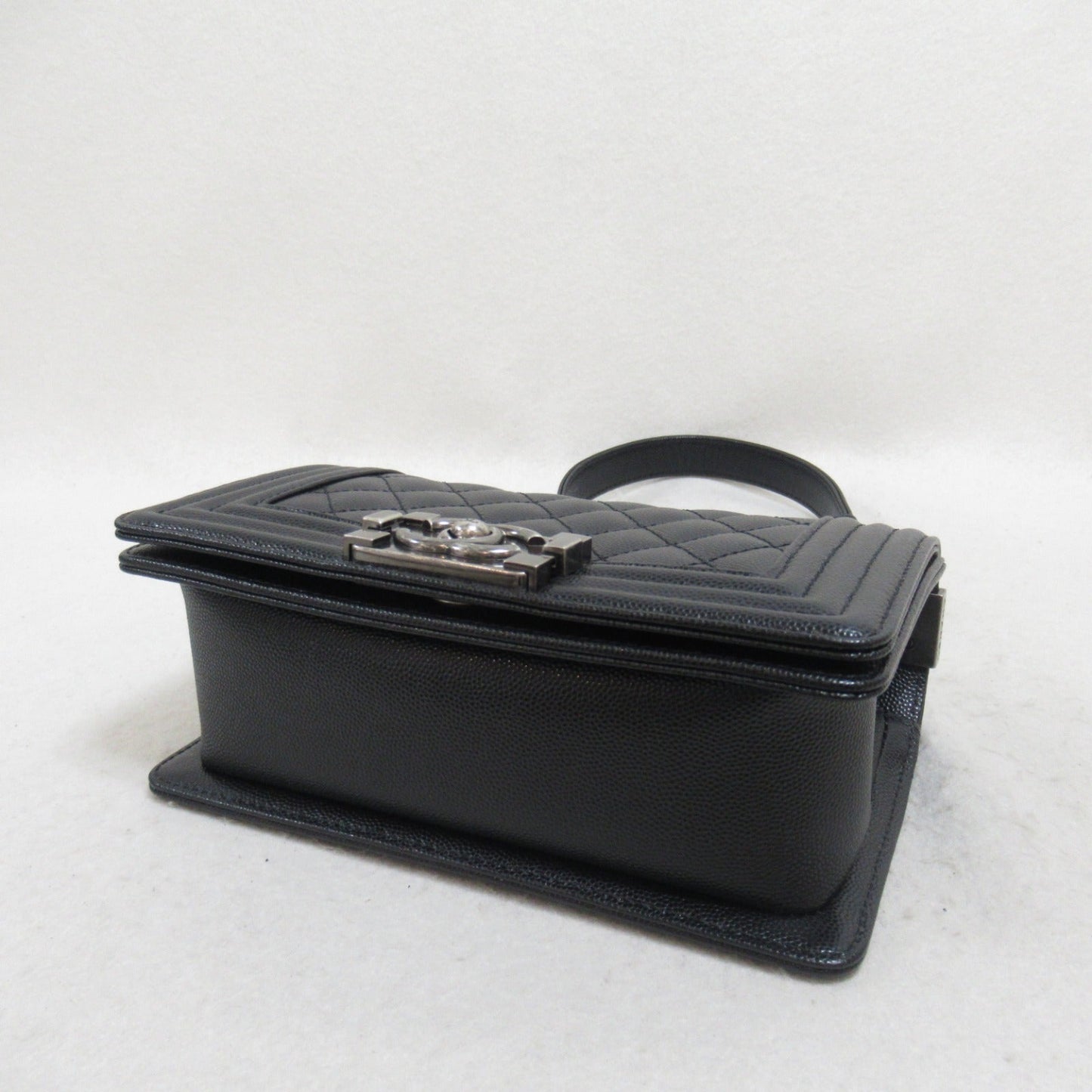 Chanel Boy Chain Shoulder Bag Black