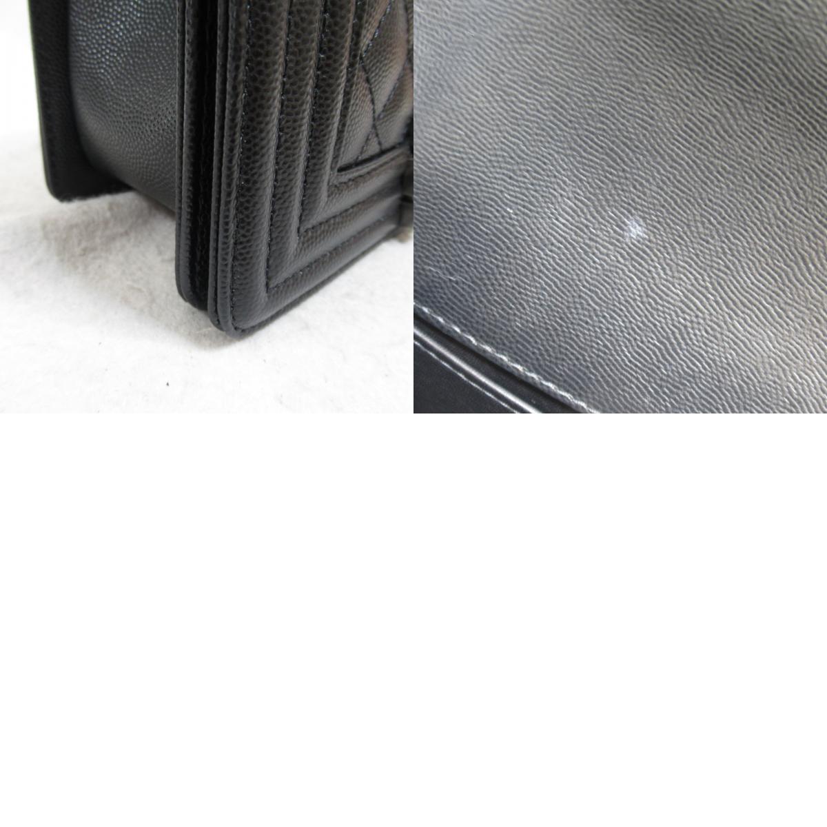 Chanel Boy Chain Shoulder Bag Black
