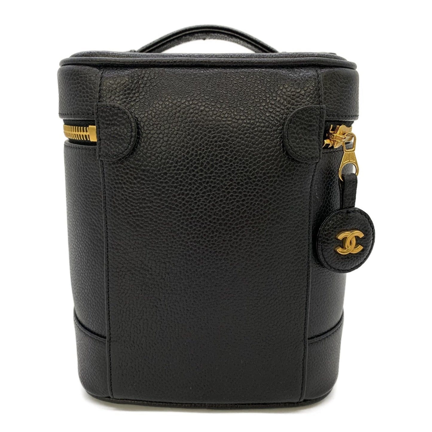 Chanel Caviar Skin Vanity Handbag Black