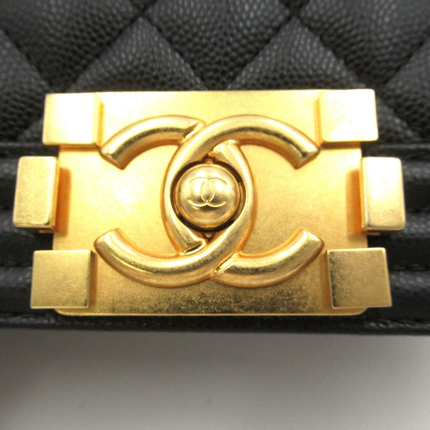 Chanel Boy Chain Shoulder Bag Black