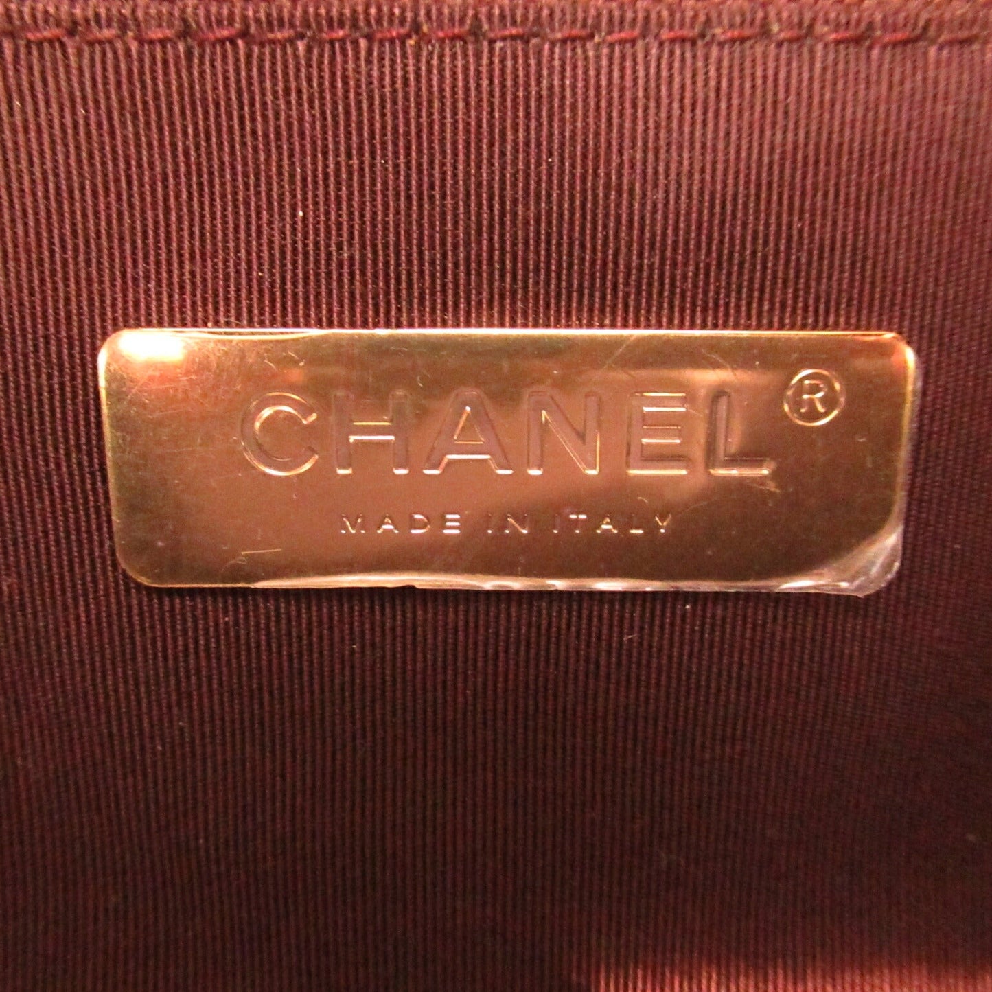 Chanel Chain Backpack PVC Coated Canvas Leather