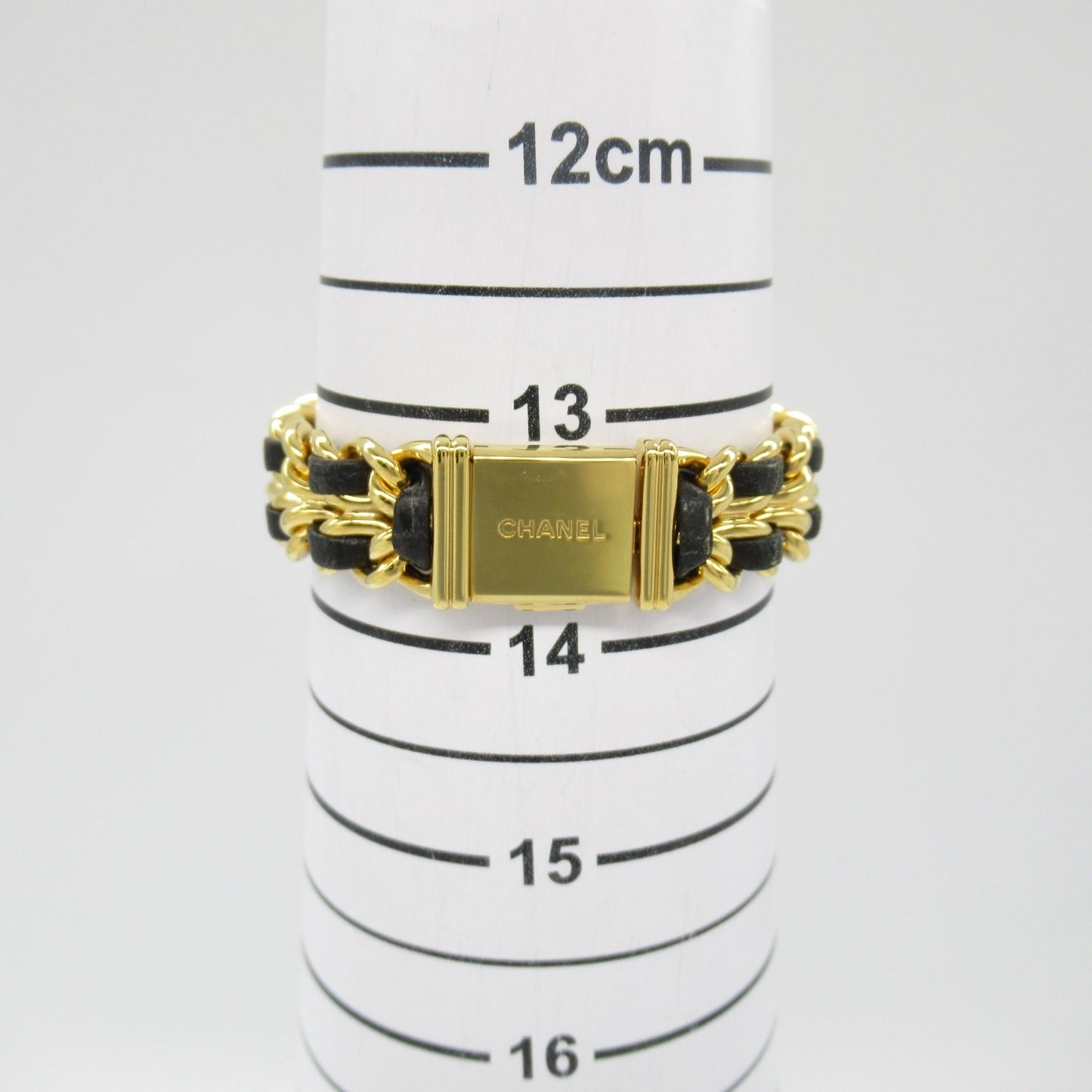 Chanel Premiere S Quartz Watch Gold Plated Leather