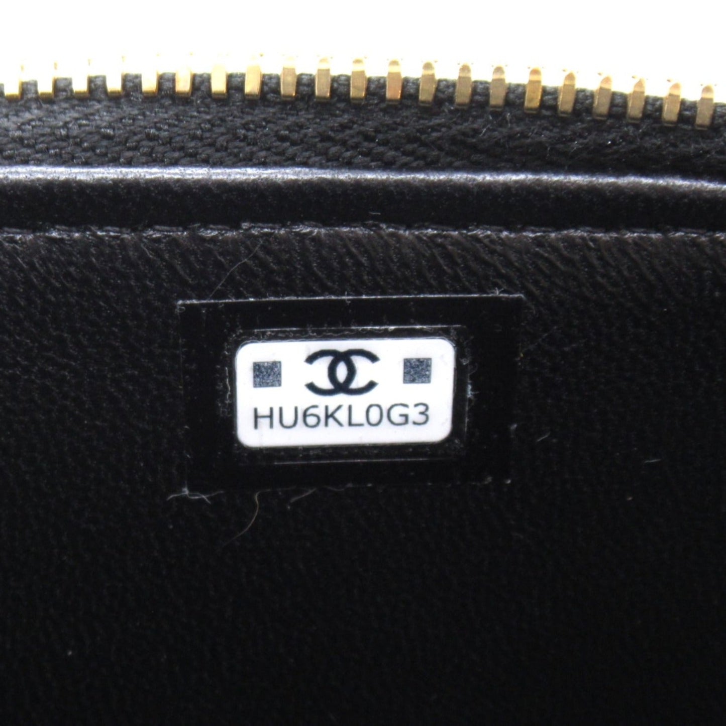 Chanel Chain Vanity Bag Black Leather