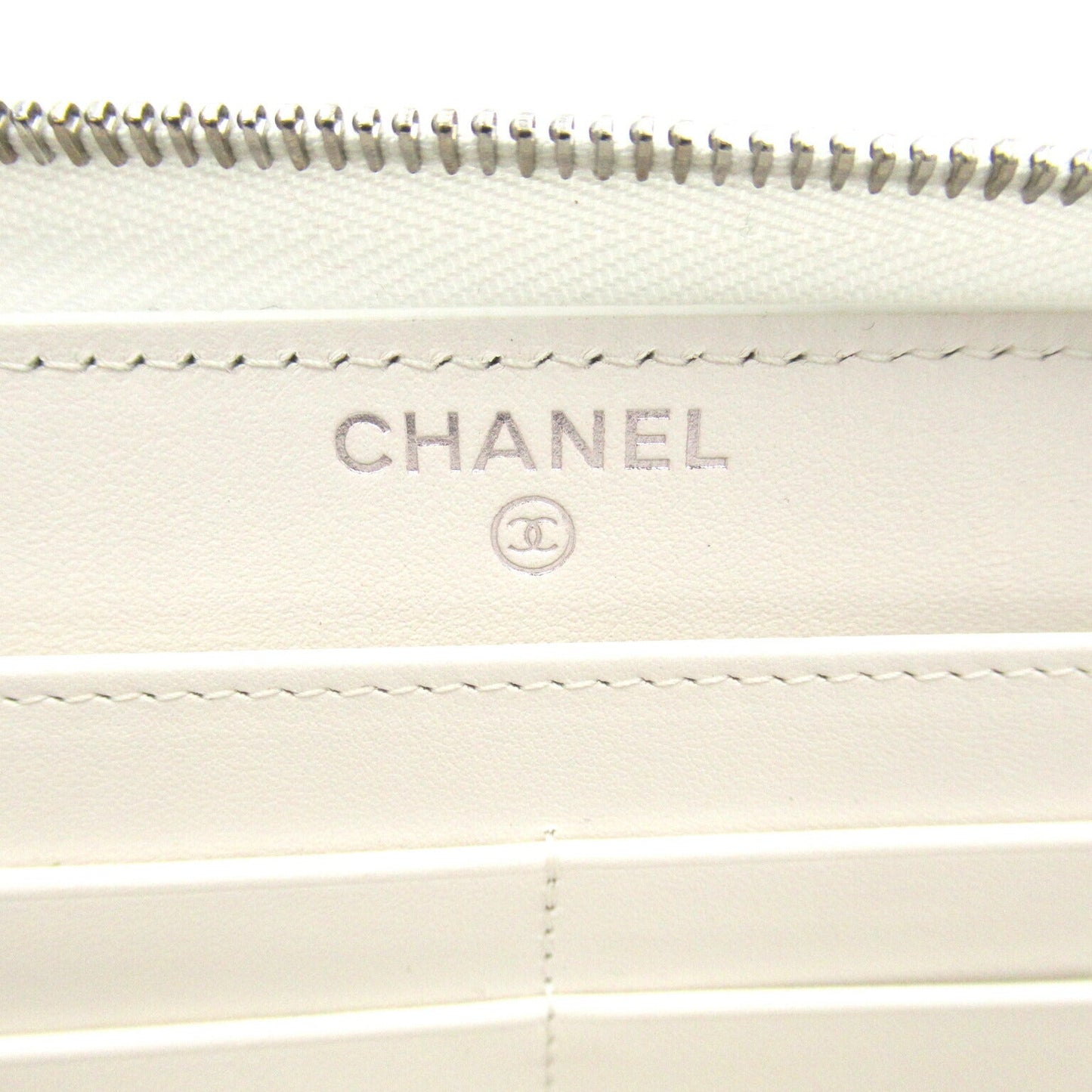 Chanel Caviar Skin Matelasse Long Wallet