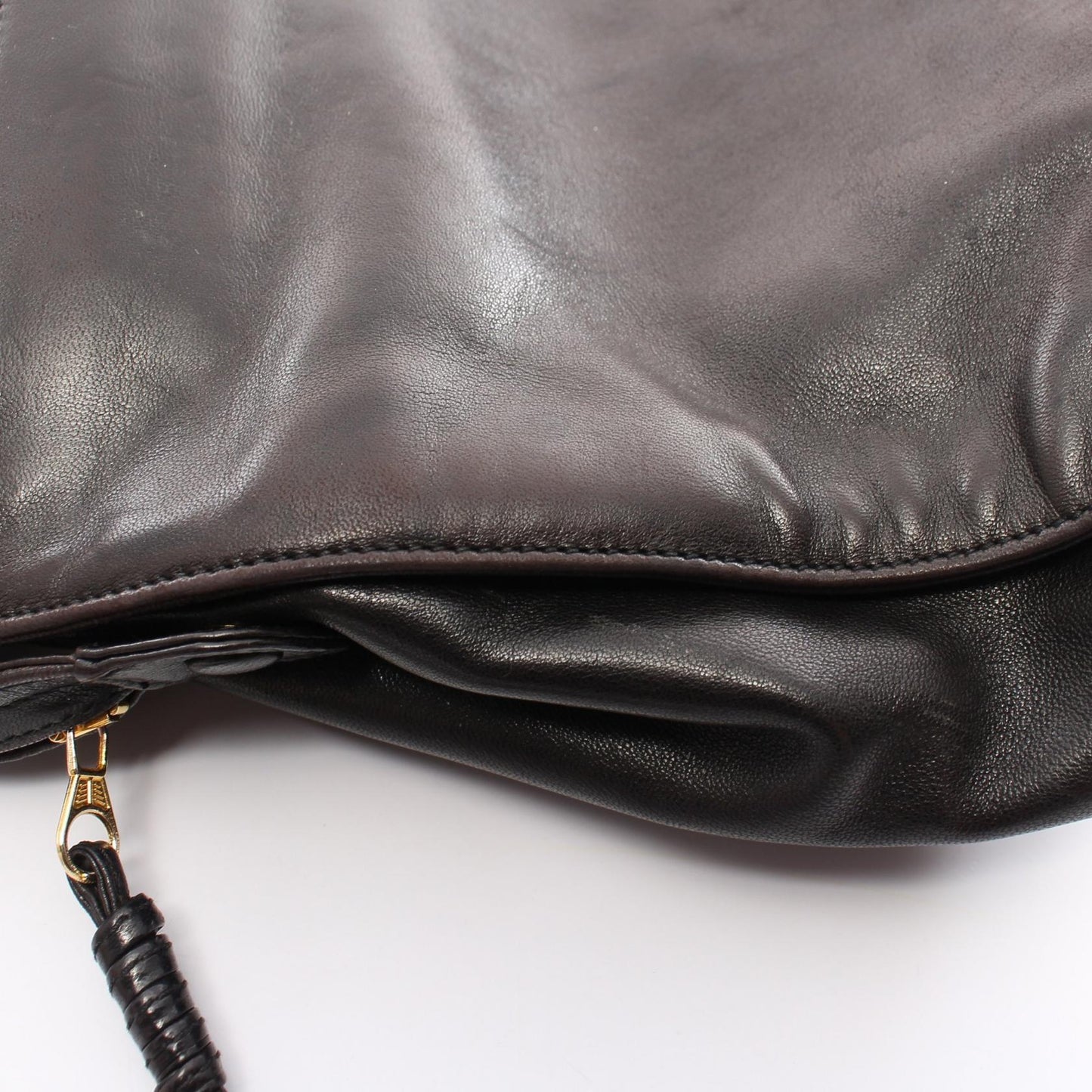 Chanel Leather Chain Tote Bag Leather Tote Bag in New Condition