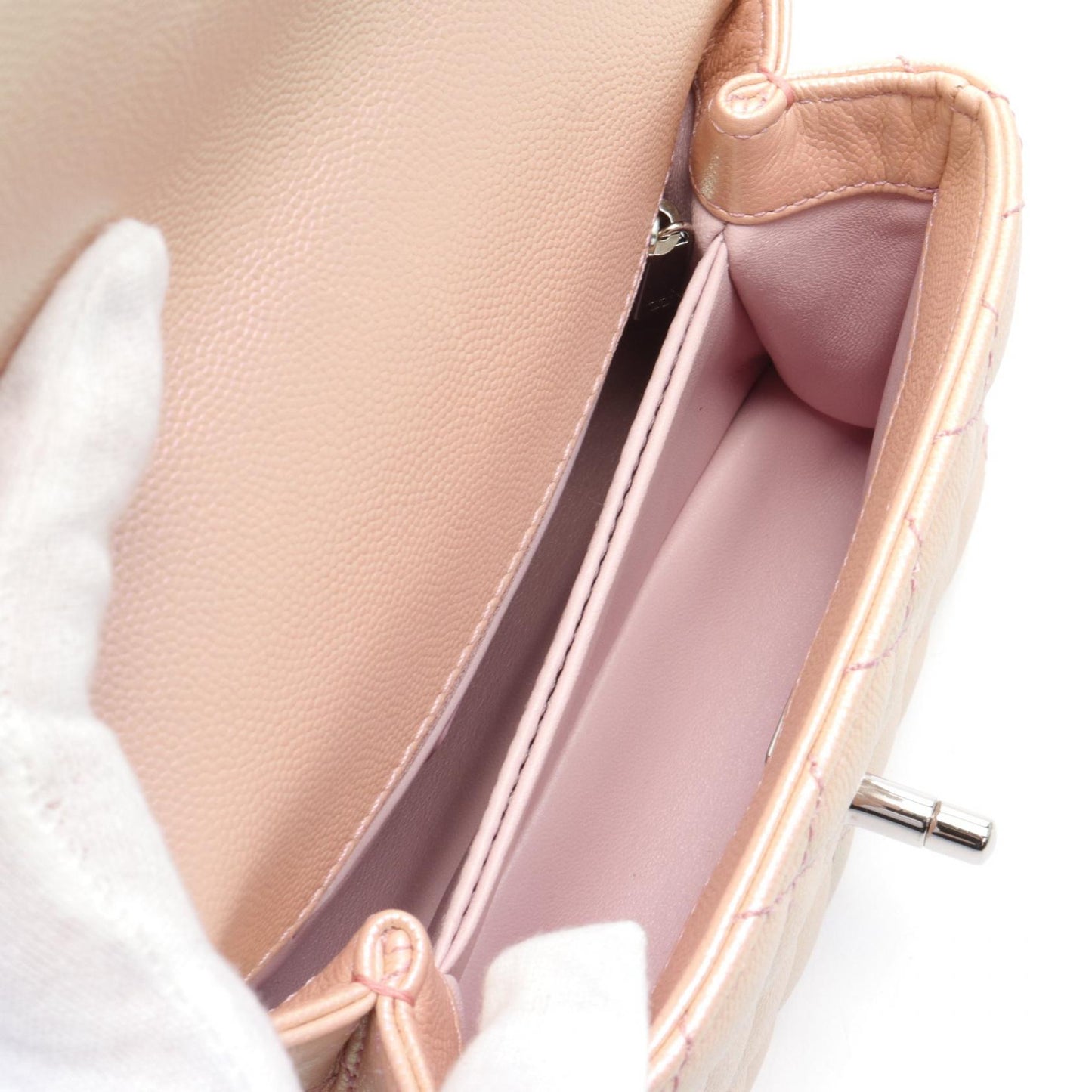 Chanel Coco Handle XXS Top Handle Bag Pink