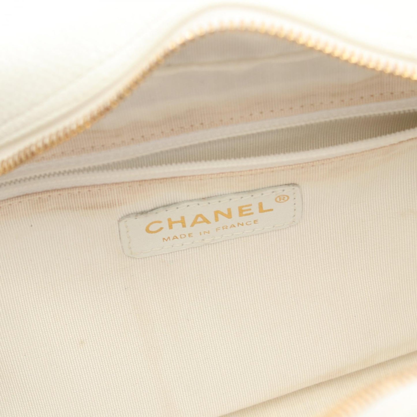 Chanel CC Quilted Caviar Bowling Bag Leather Handbag A20996 in New Condition