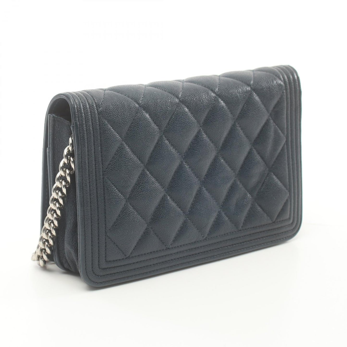 Chanel Boy Matelasse Shoulder Bag Leather Shoulder Bag AP1117 in Great Condition