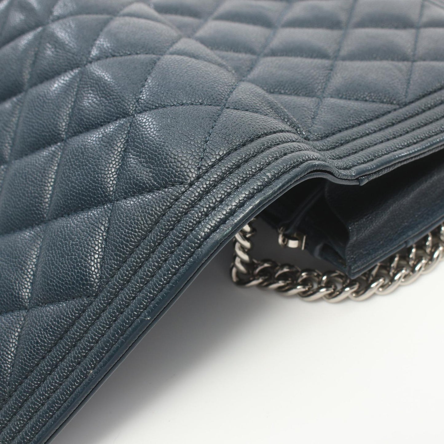 Chanel Boy Matelasse Shoulder Bag Leather Shoulder Bag AP1117 in Great Condition