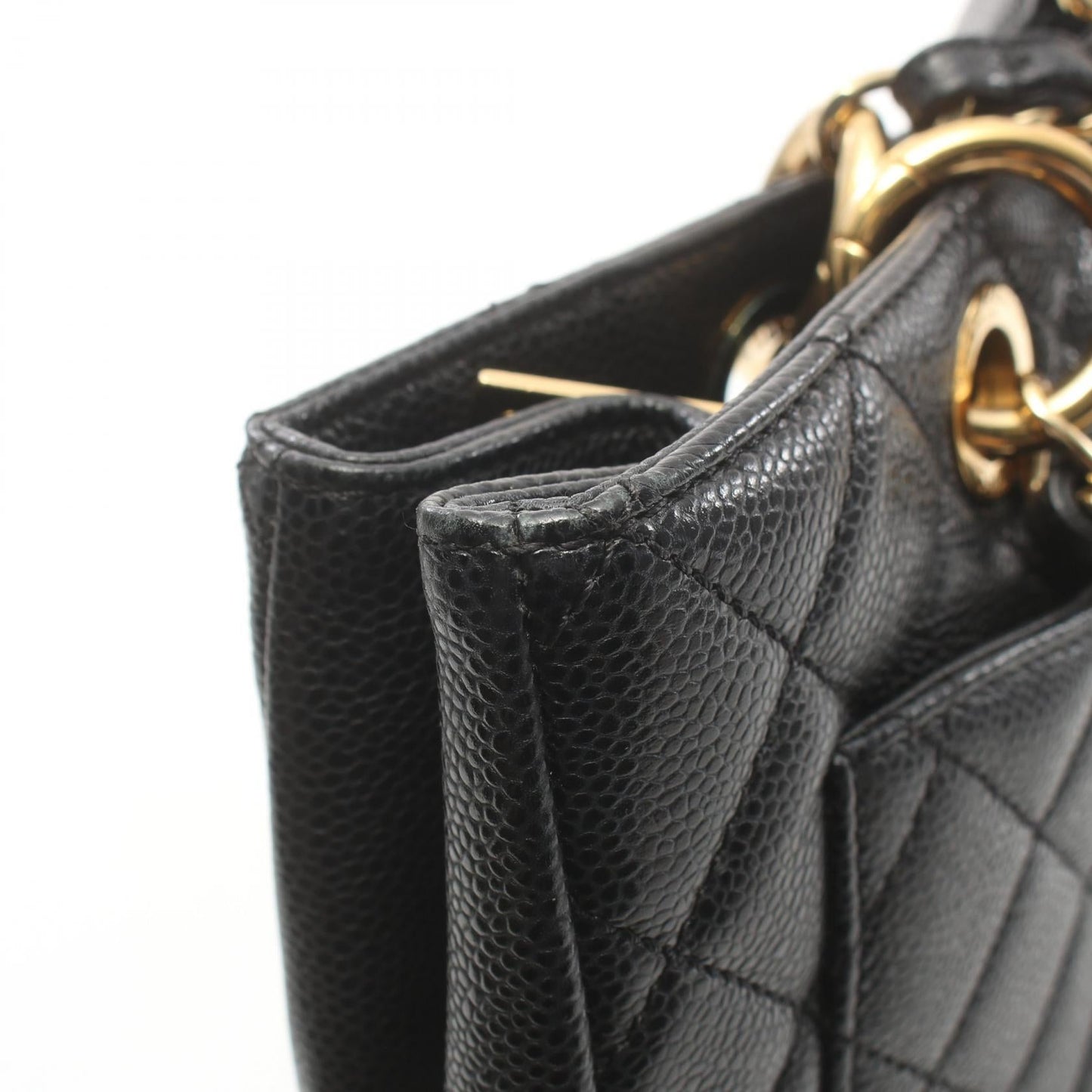 Chanel Caviar Skin Matelasse GST Tote Bag