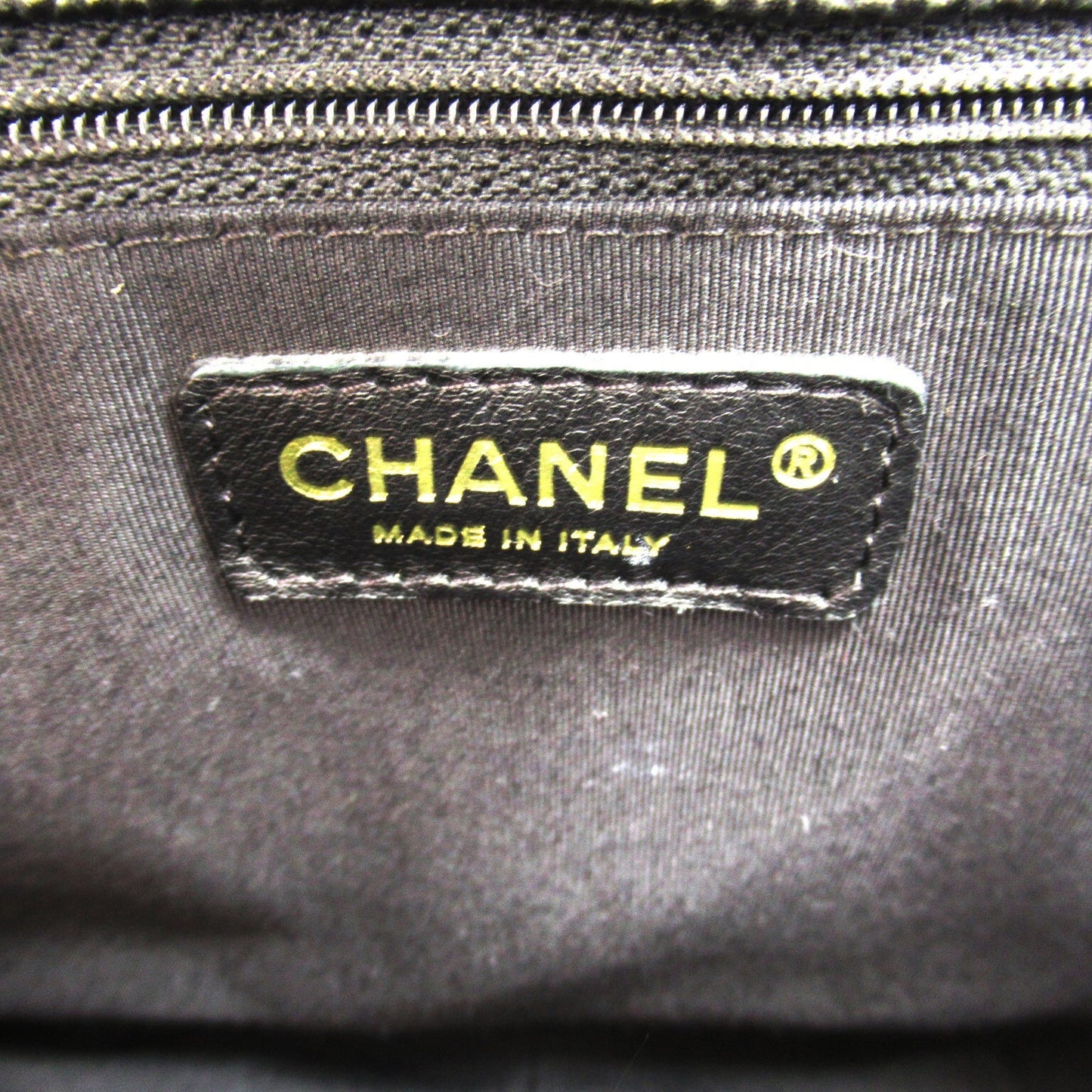 Chanel PST Chain Tote Leather Tote Bag A50994 in Great Condition