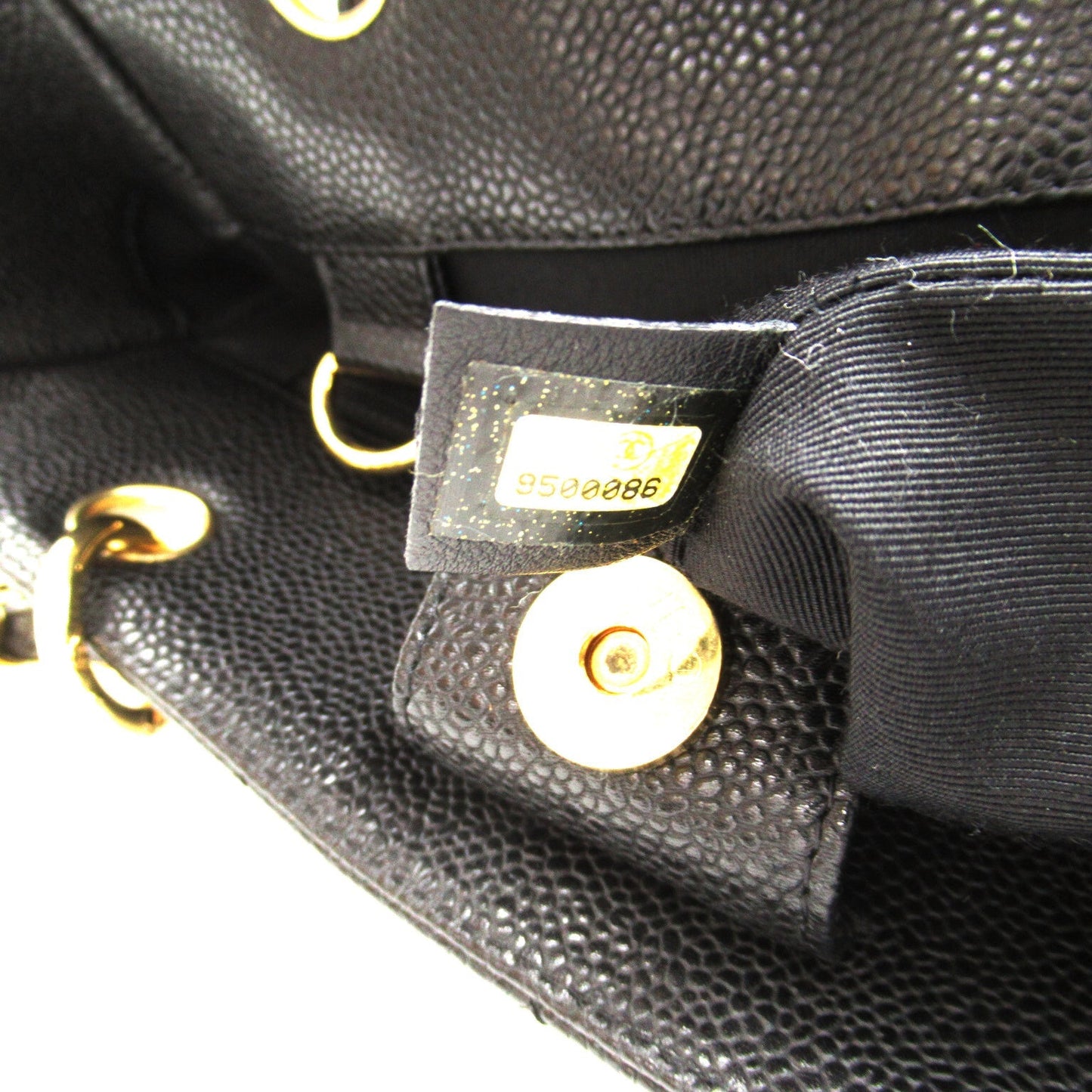 Chanel PST Chain Tote Leather Tote Bag A50994 in Great Condition