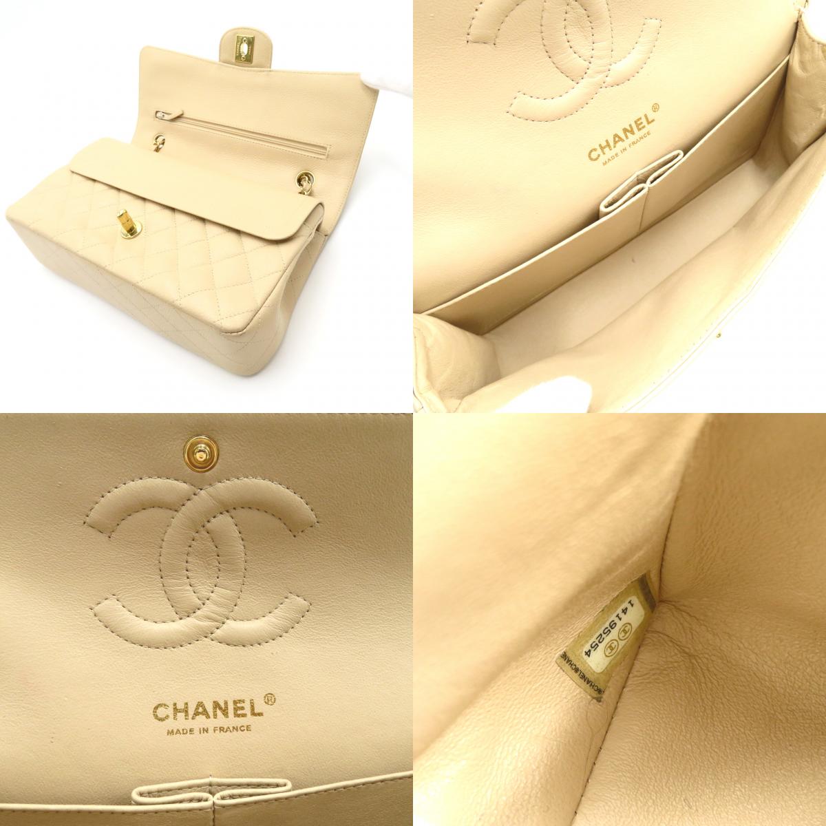 Chanel Caviar Skin Double Flap Shoulder Bag