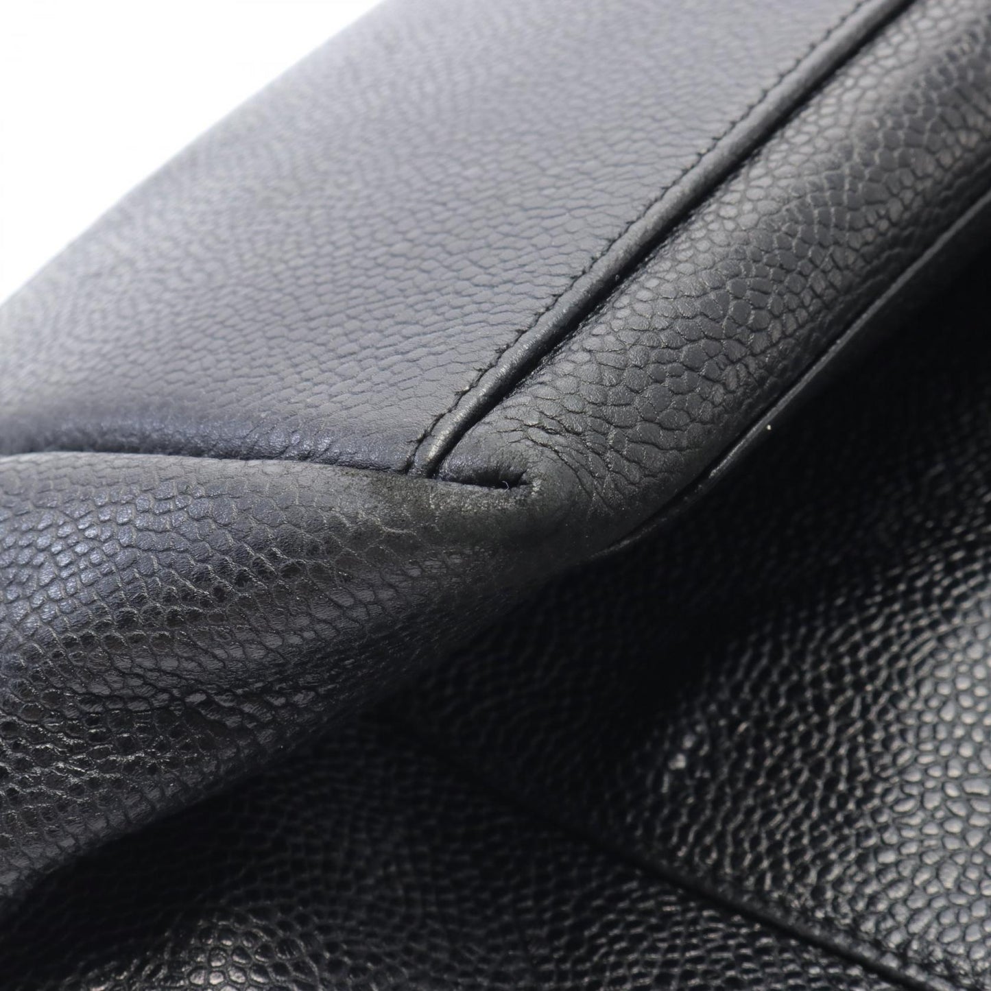 Chanel Caviar Skin Tote Bag Black