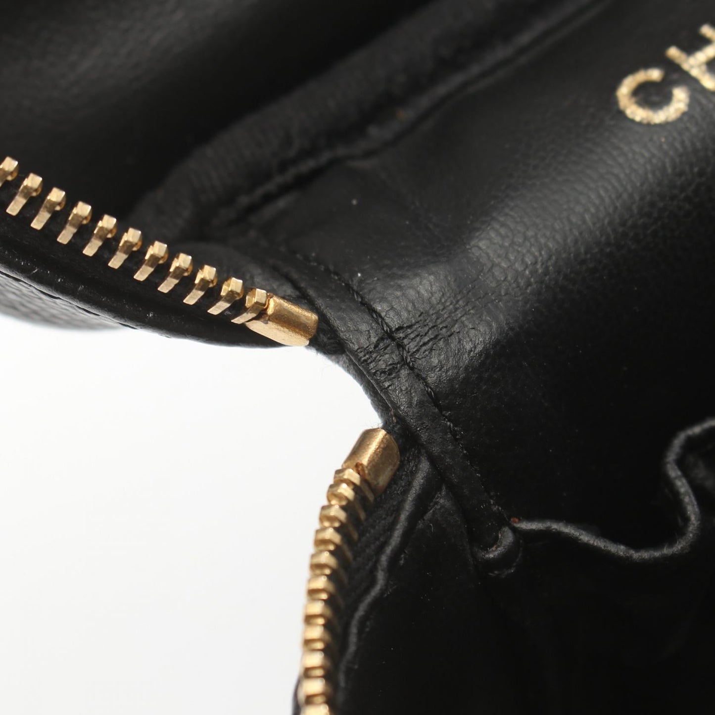 Chanel Vanity Bag Leather Vanity Bag A01998 in New Condition
