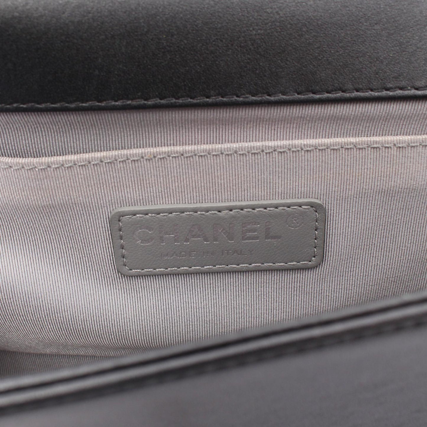 Chanel Boy Shoulder Bag Lambskin Black