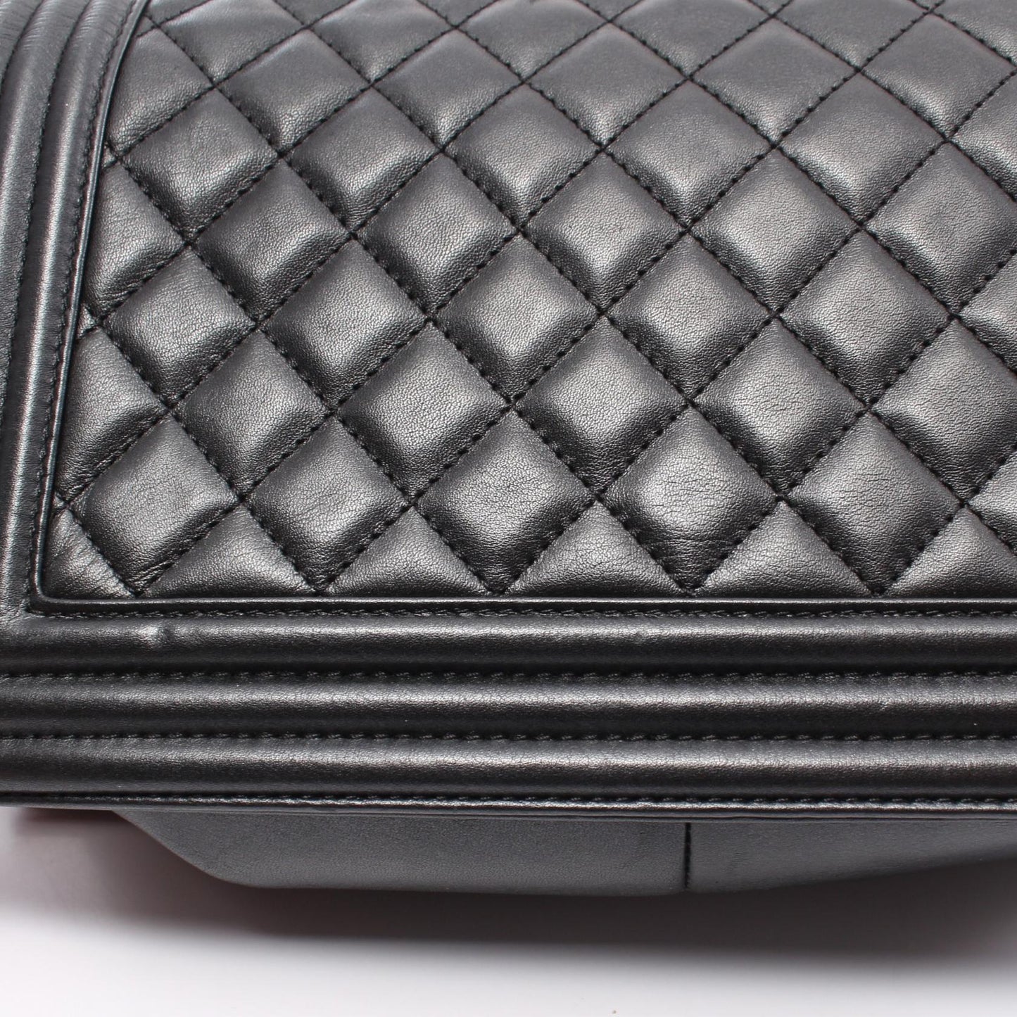 Chanel Boy Shoulder Bag Lambskin Black