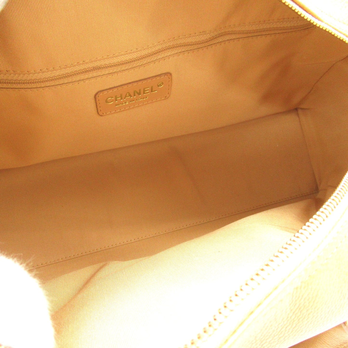 Chanel Boston Bag Leather Handbag in New Condition