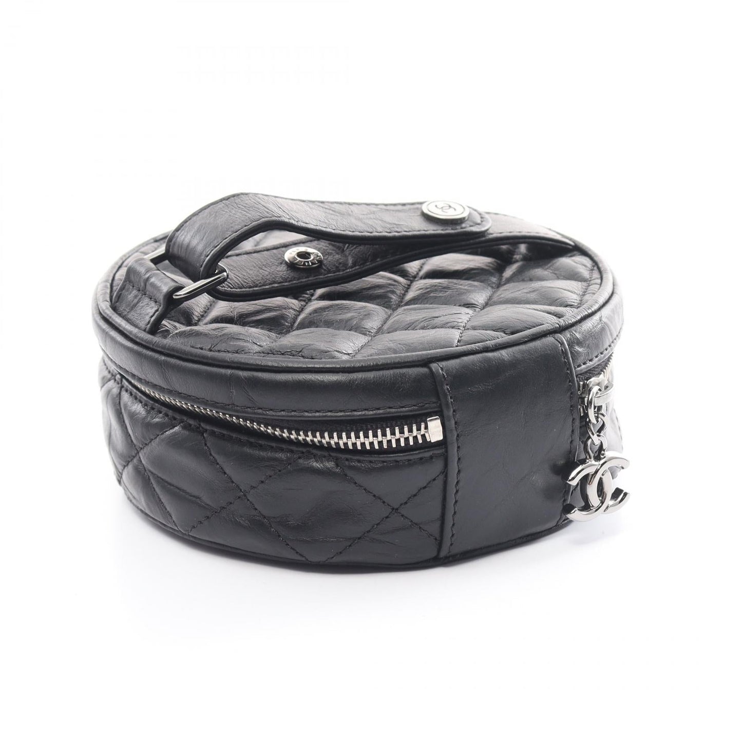 Chanel Matelasse Leather Handbag Black