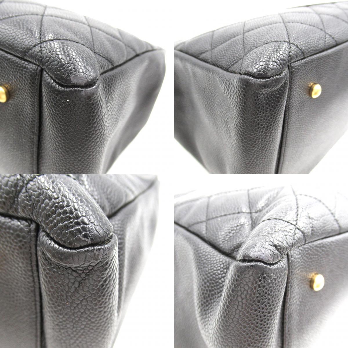 Chanel Caviar Skin Matelasse Chain Tote Bag