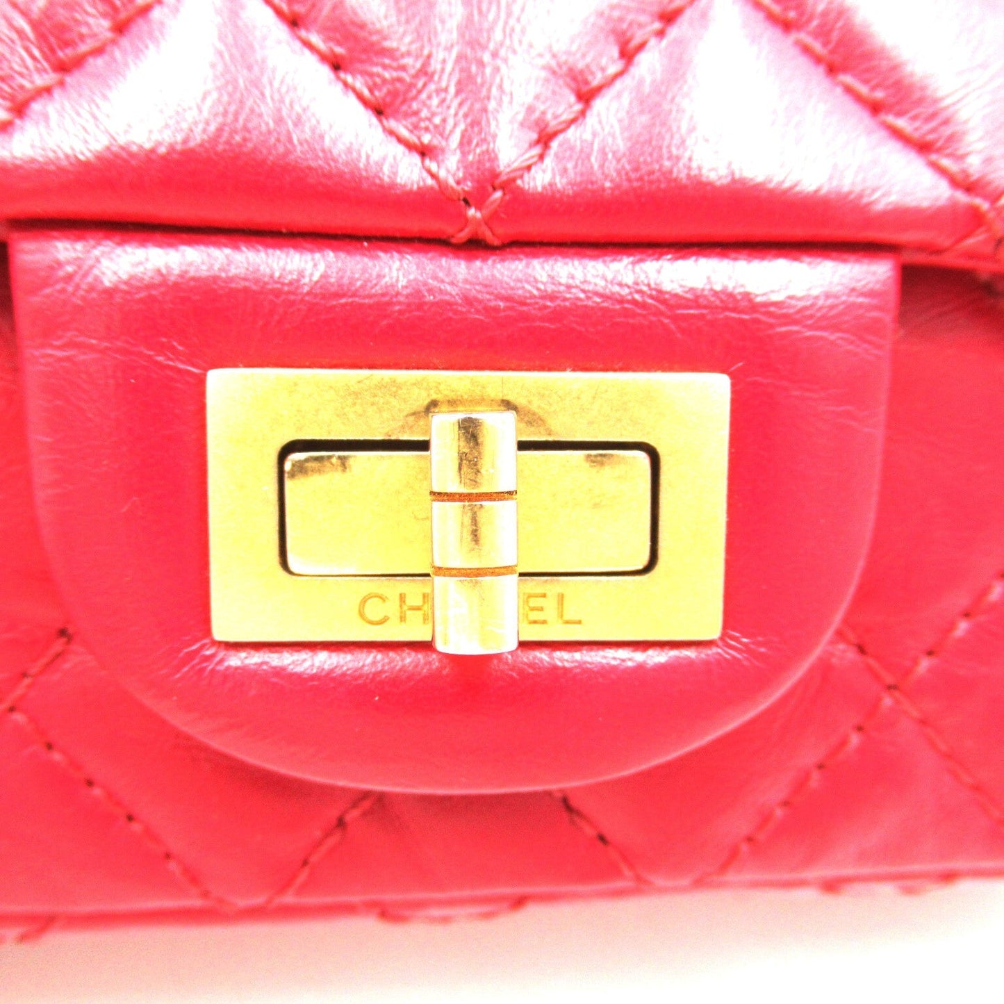 Chanel Quilted 2.55 Reissue Mini Flap Leather Shoulder Bag AS0874 in New Condition
