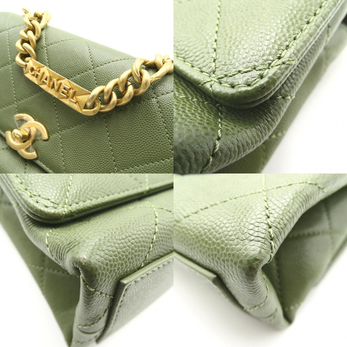 Chanel Matelasse Caviar Skin Shoulder Bag AS2711