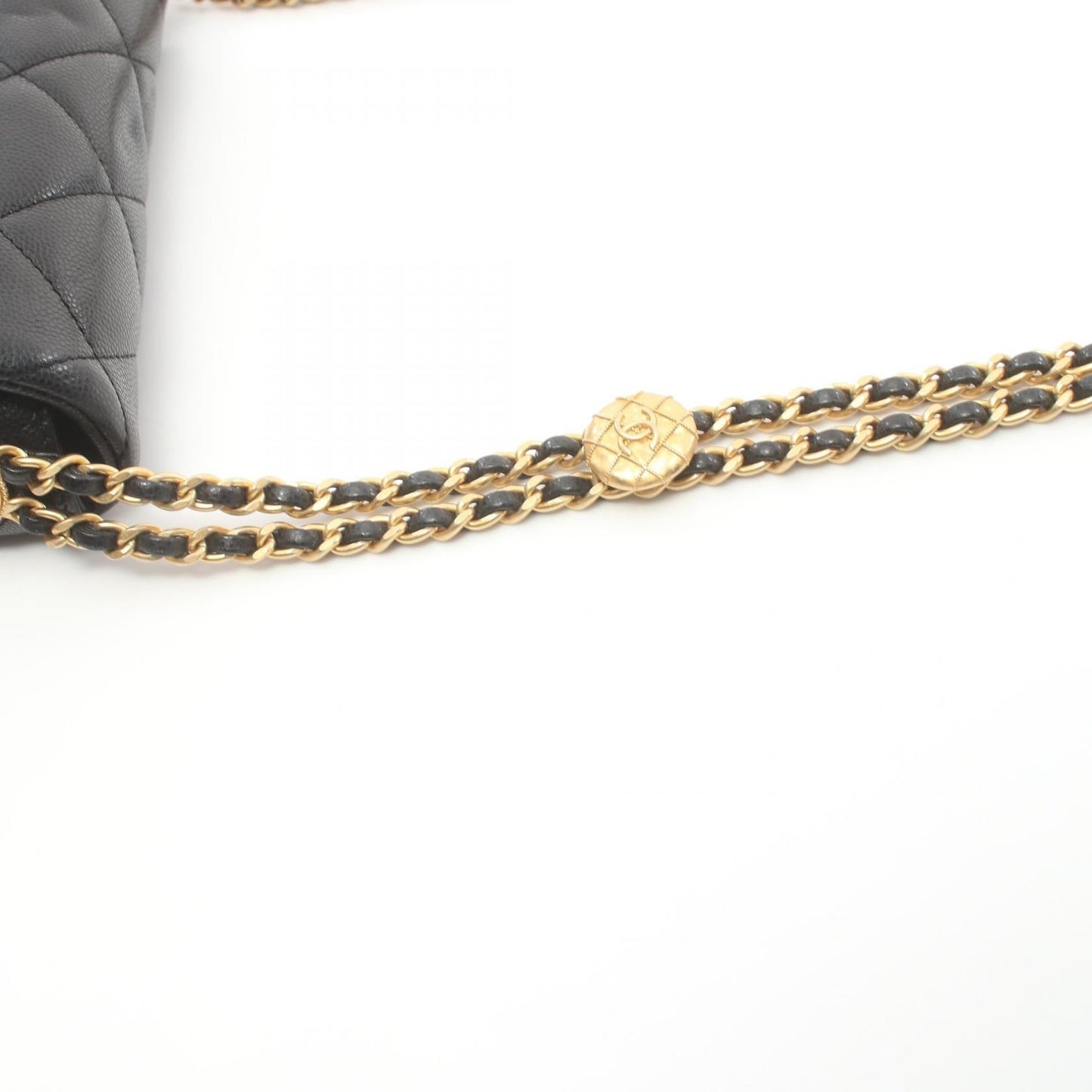 Chanel Caviar Mini Flap Shoulder Bag AS3368