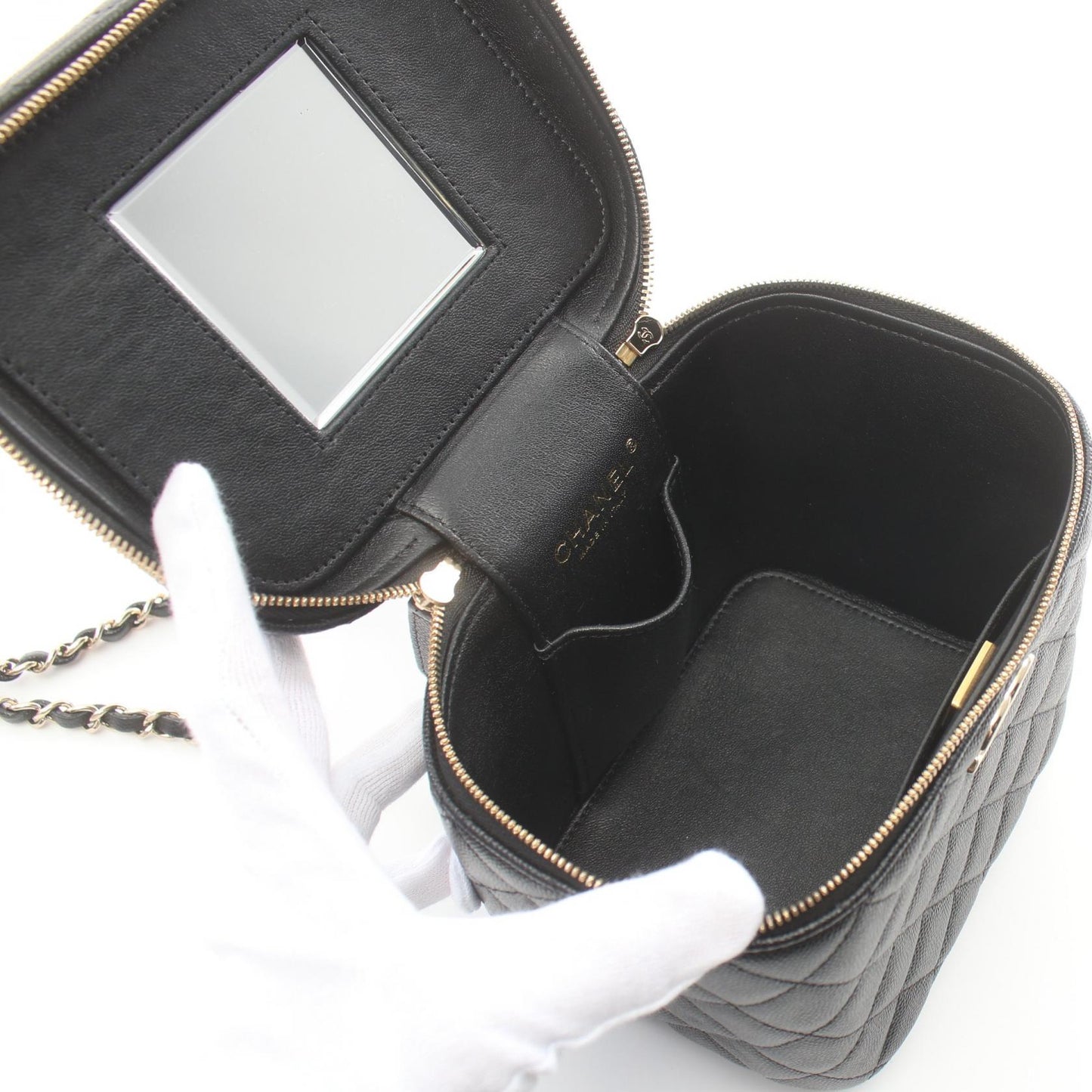 Chanel Caviar Skin Matelasse Shoulder Bag