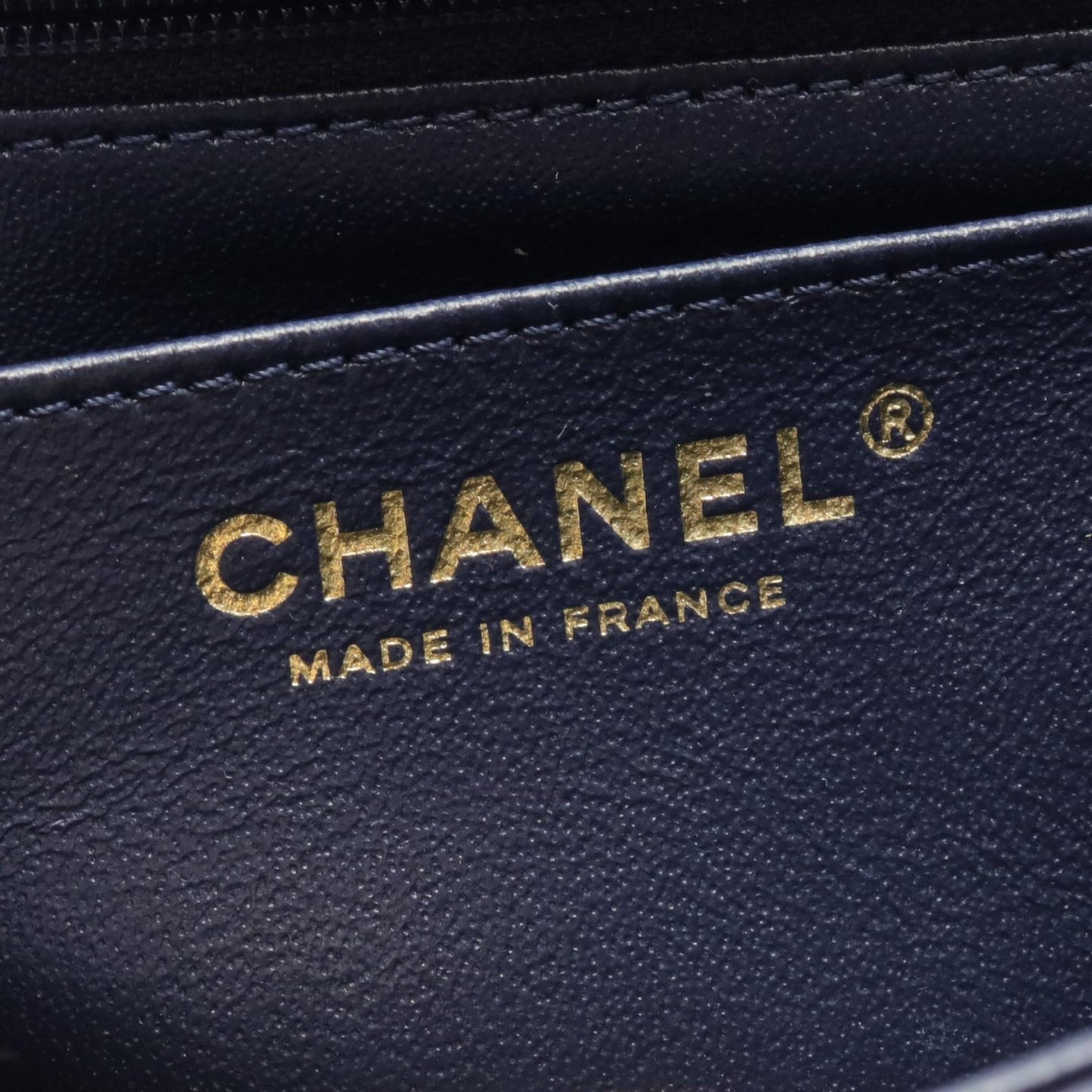 Chanel 2.55 Lambskin Shoulder Bag Navy