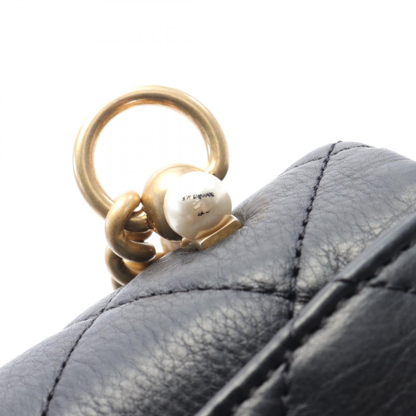 Chanel Quilted Leather Chain Flap Bag Leather Shoulder Bag AS1170
