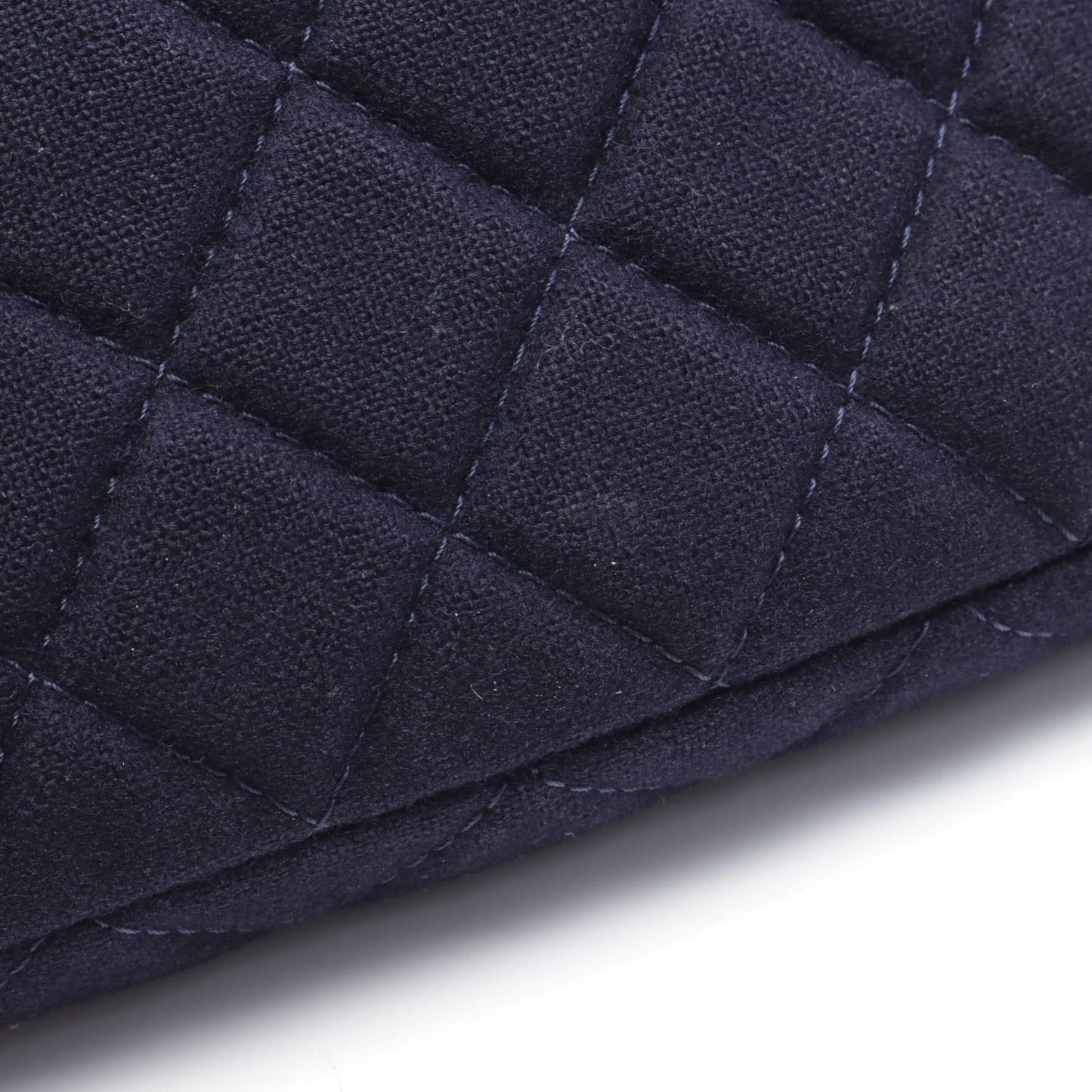 Chanel Quilted Canvas Wallet on Chain Canvas Shoulder Bag in New Condition