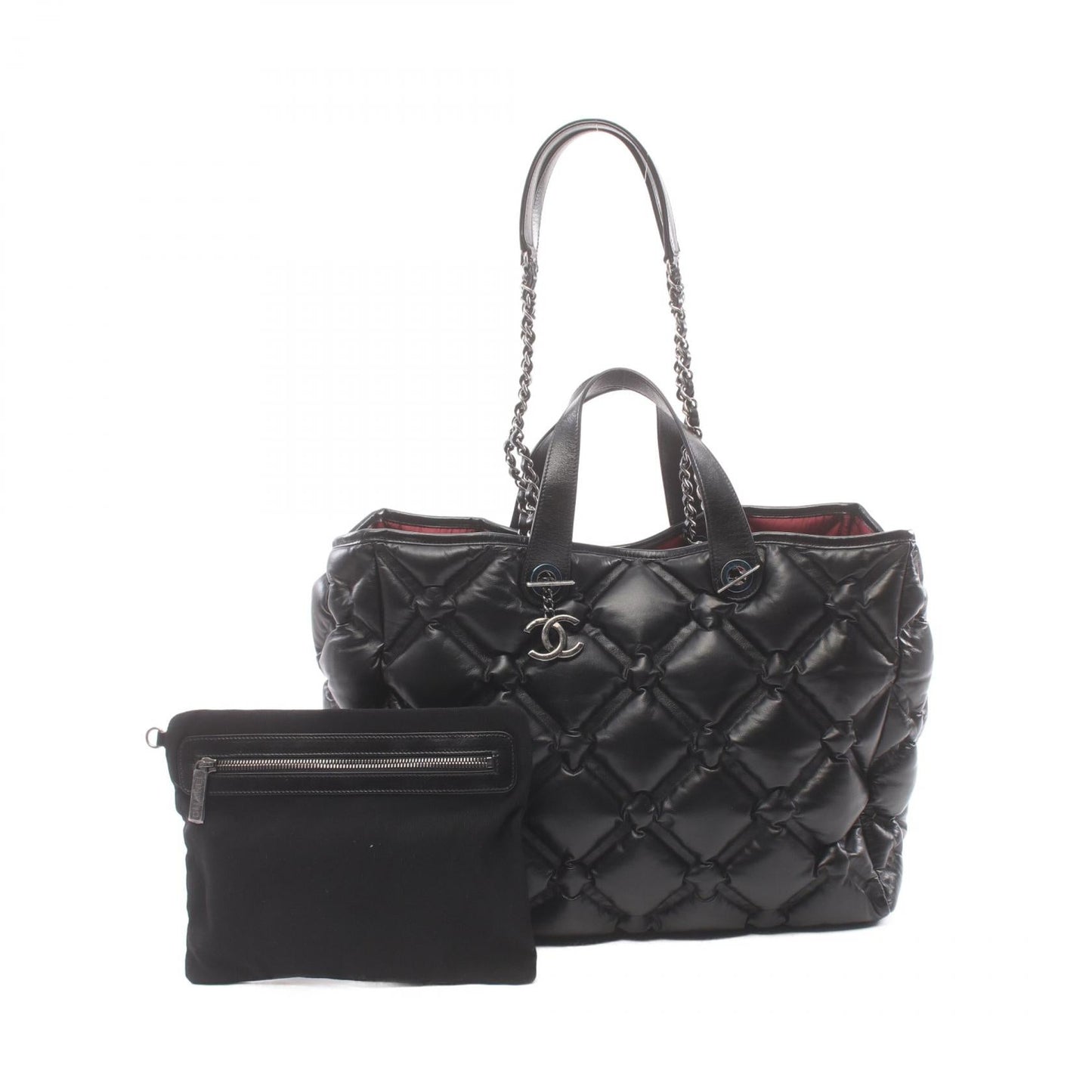 Chanel Leather Chesterfield Tote Bag Leather Tote Bag