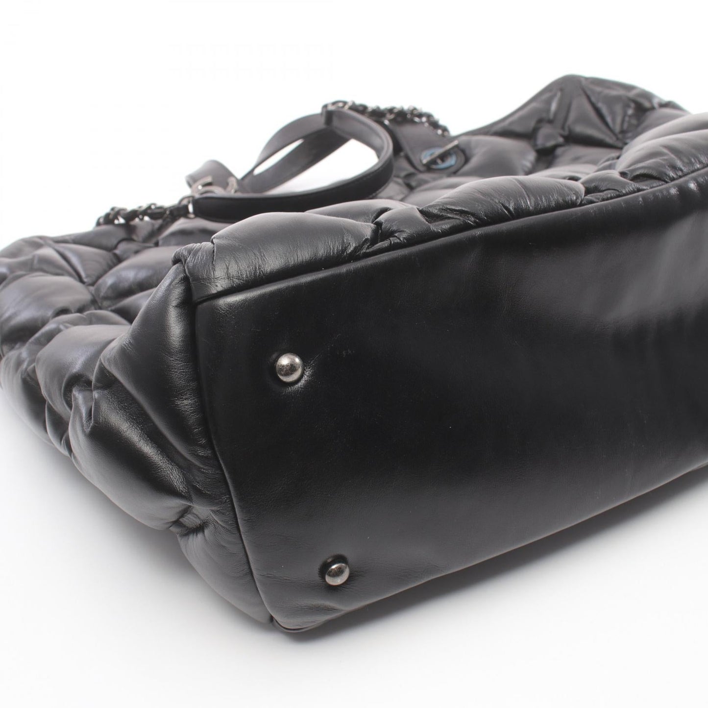 Chanel Leather Chesterfield Tote Bag Leather Tote Bag