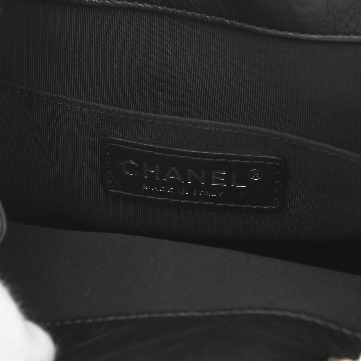 Chanel Quilted Drawstring Shoulder Bag Leather Shoulder Bag in New Condition