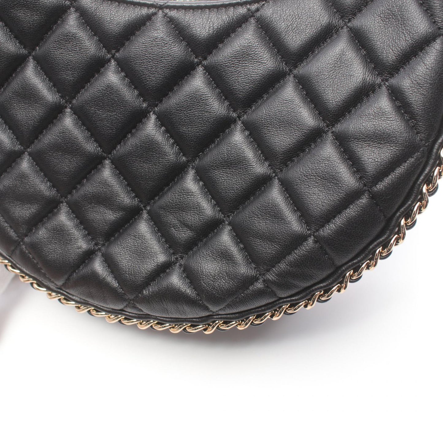 Chanel Quited Leather Chain Hobo Bag Leather Shoulder Bag AS3917