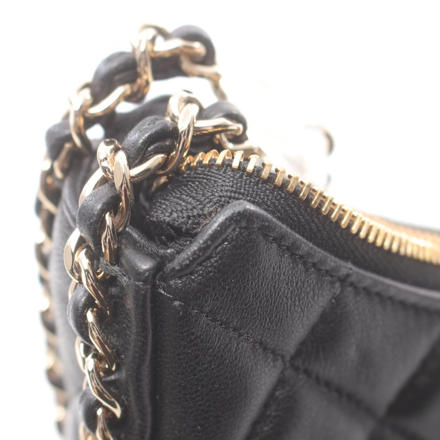 Chanel Quited Leather Chain Hobo Bag Leather Shoulder Bag AS3917