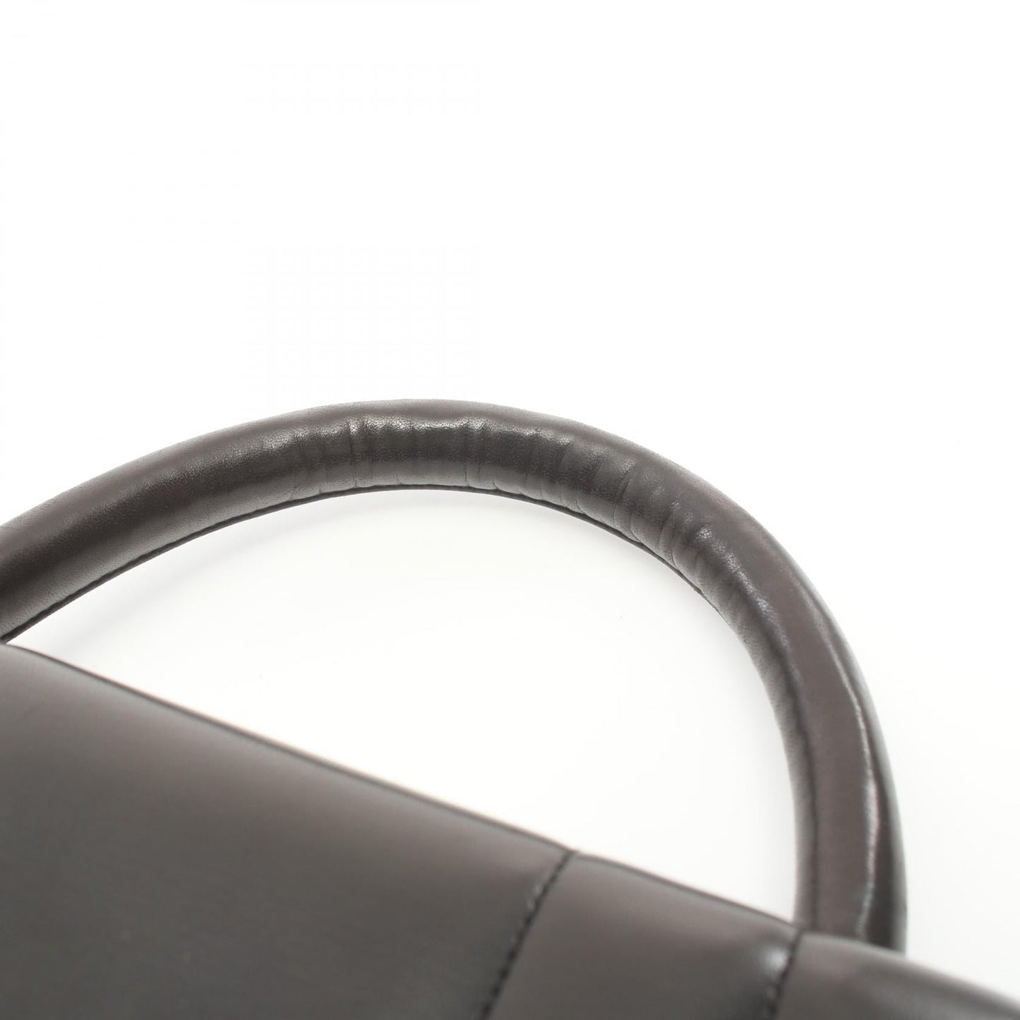 Chanel CC Leather Handle Bag Leather Handbag in New Condition